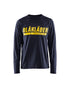 T-SHIRT IMPRIMÉ À MANCHES LONGUES - Marine foncé