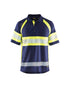 Polo Haute-Visibilité - Marine/Jaune fluo