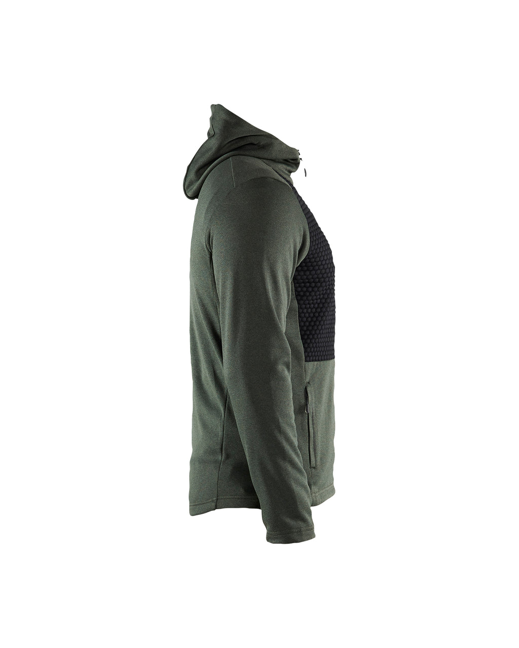 Tech Jacket - With hood - Autumn green/Black