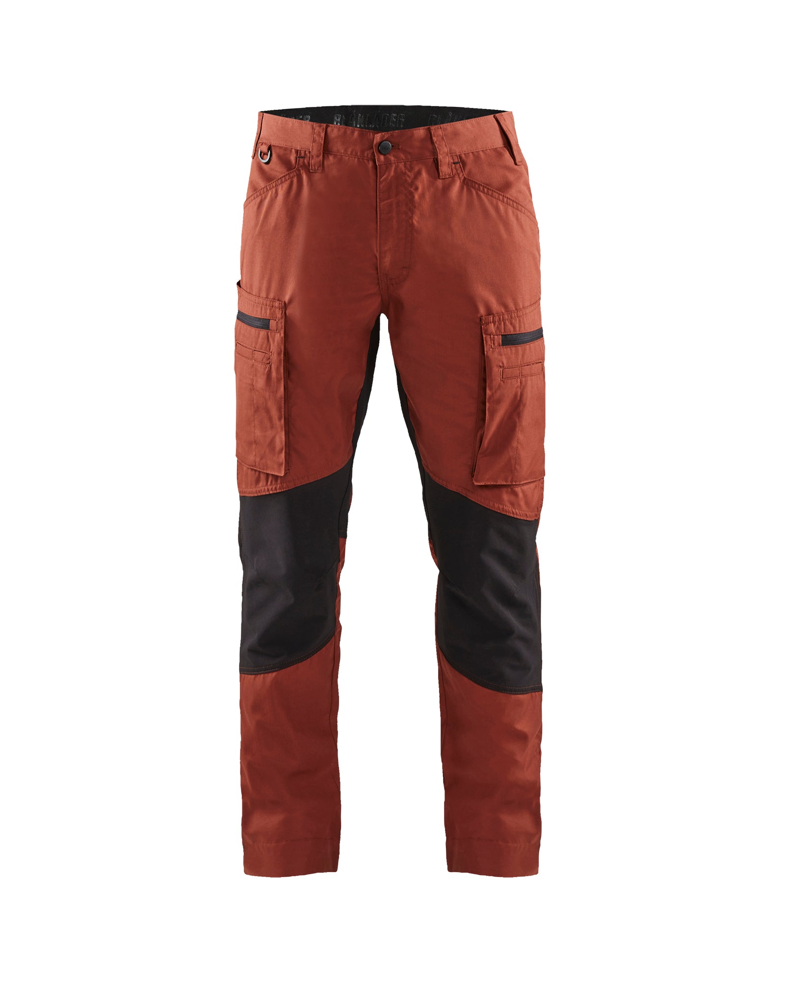 PANTALON SERVICE EXTENSIBLE - Rouge ardent/Noir
