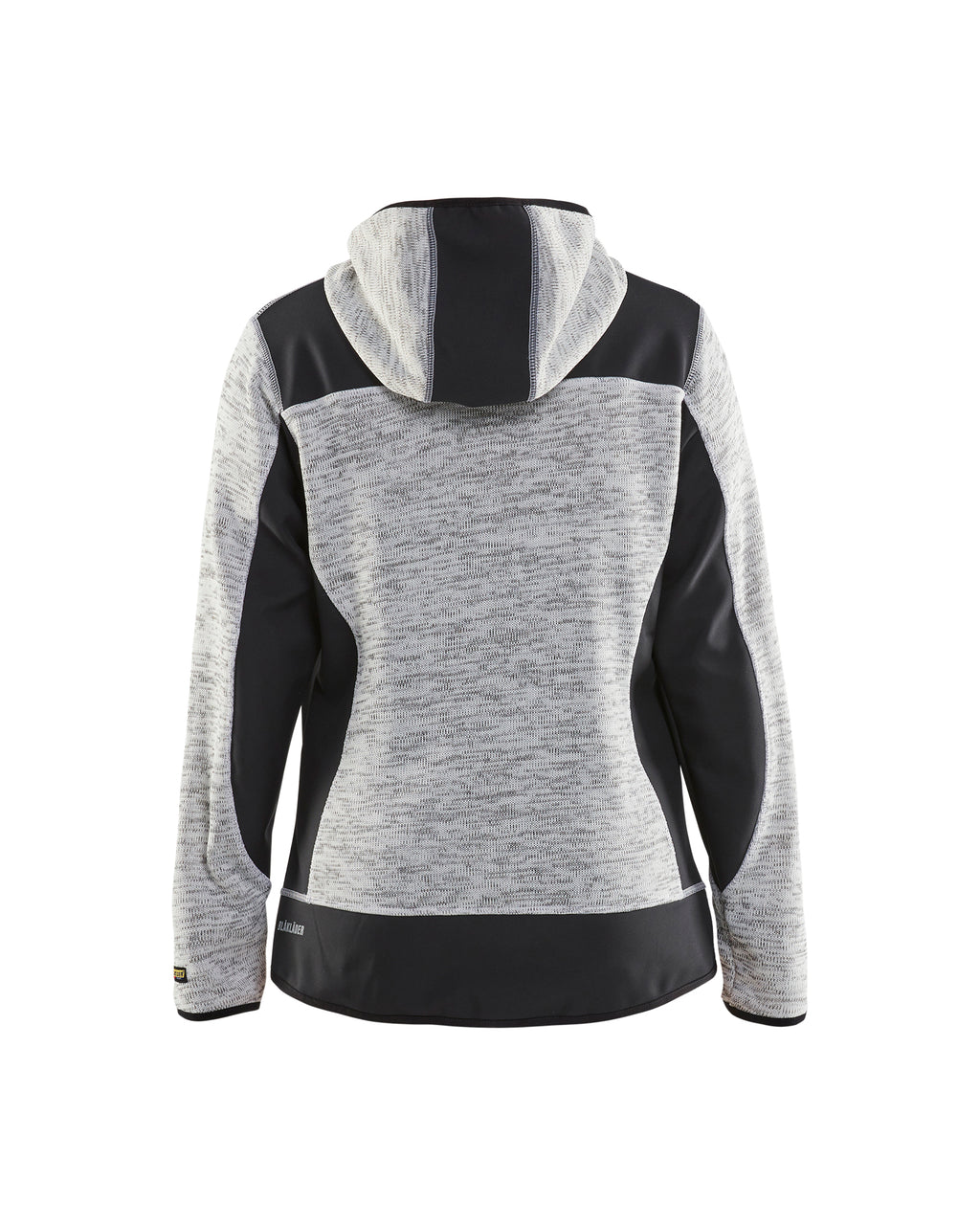Women's Knitted Jacket - Grey melange/Black