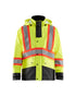 MANTEAU DE PLUIE HAUTE-VISIBILITÉ - Jaune haute-visibilité/Noir