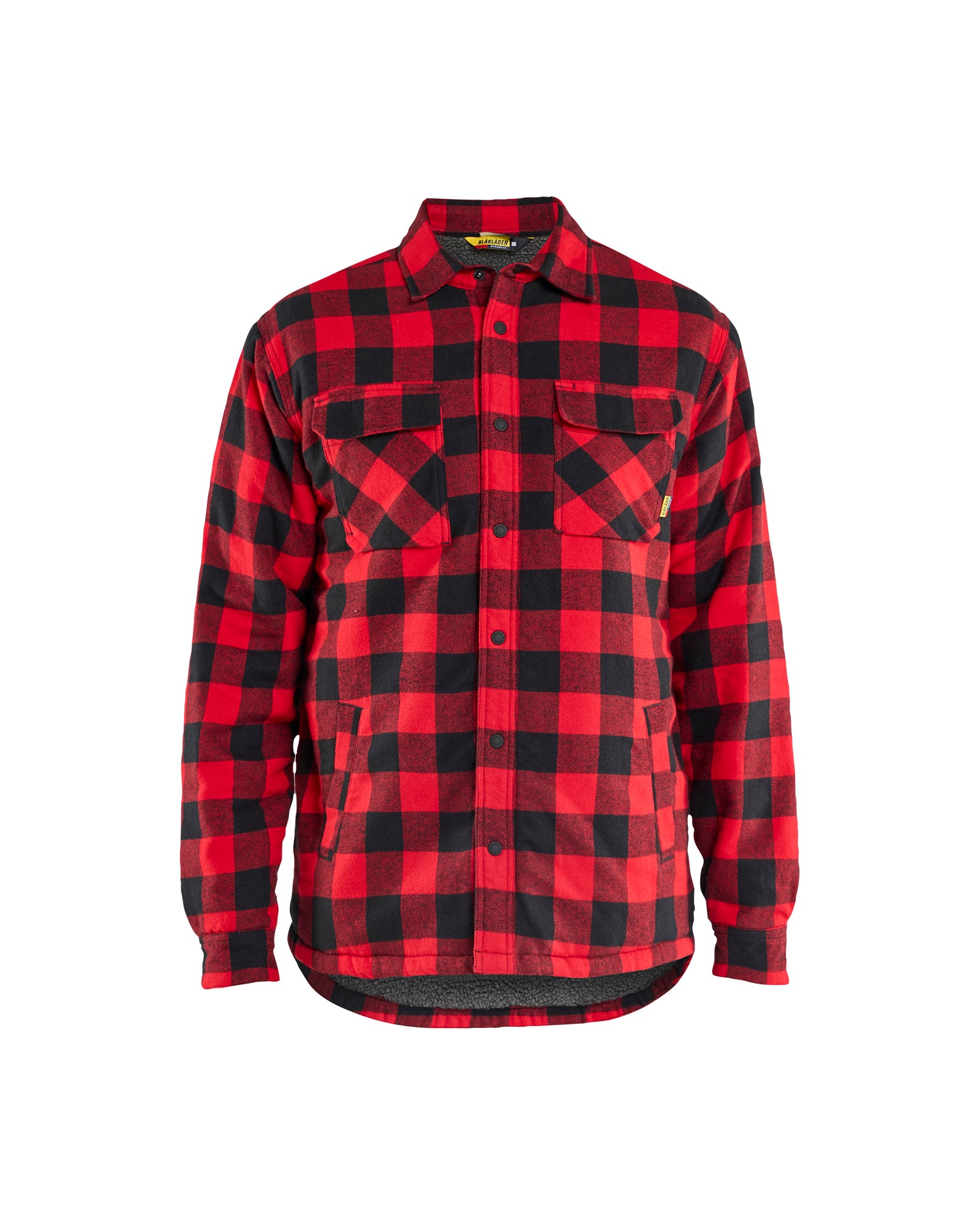 VESTE EN FLANNELLE - Rouge/Noir