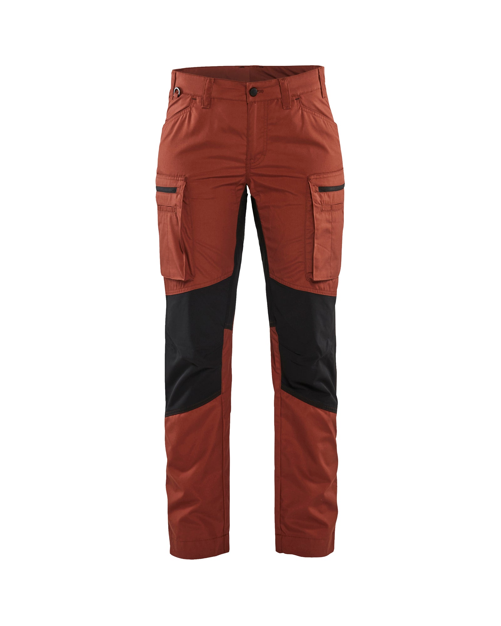 PANTALON DE SERVICE POUR FEMMES - Rouge ardent/Noir