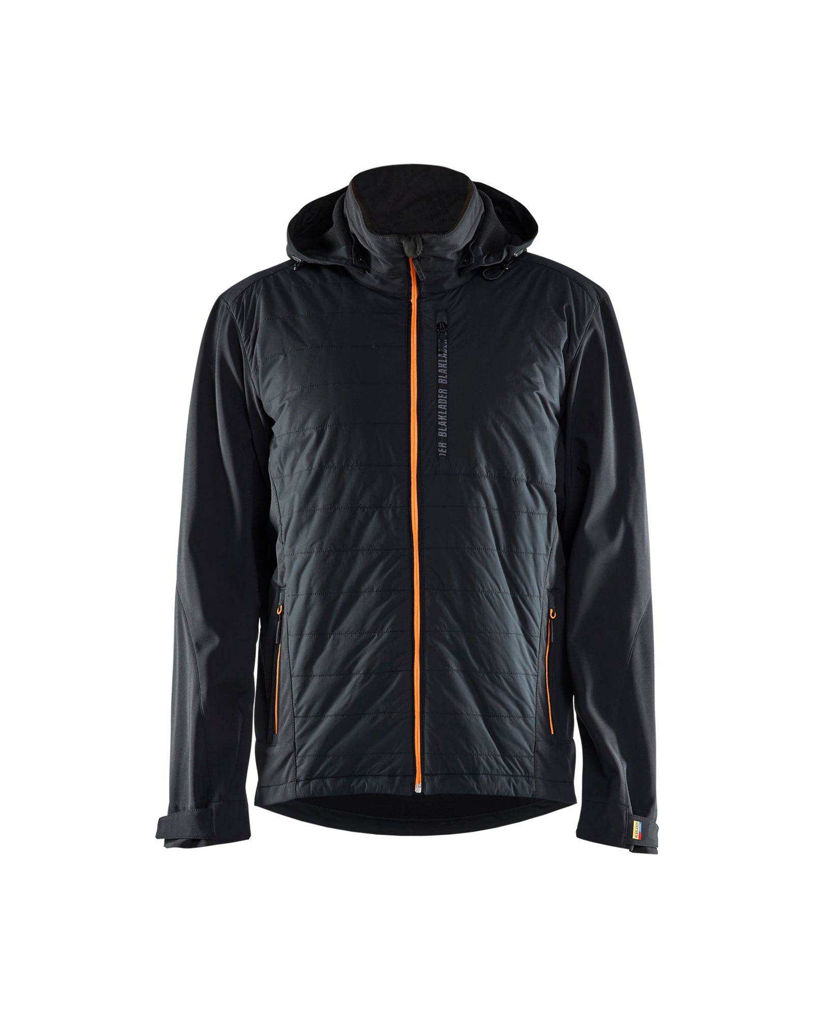Veste Hybride - Noire/Orange