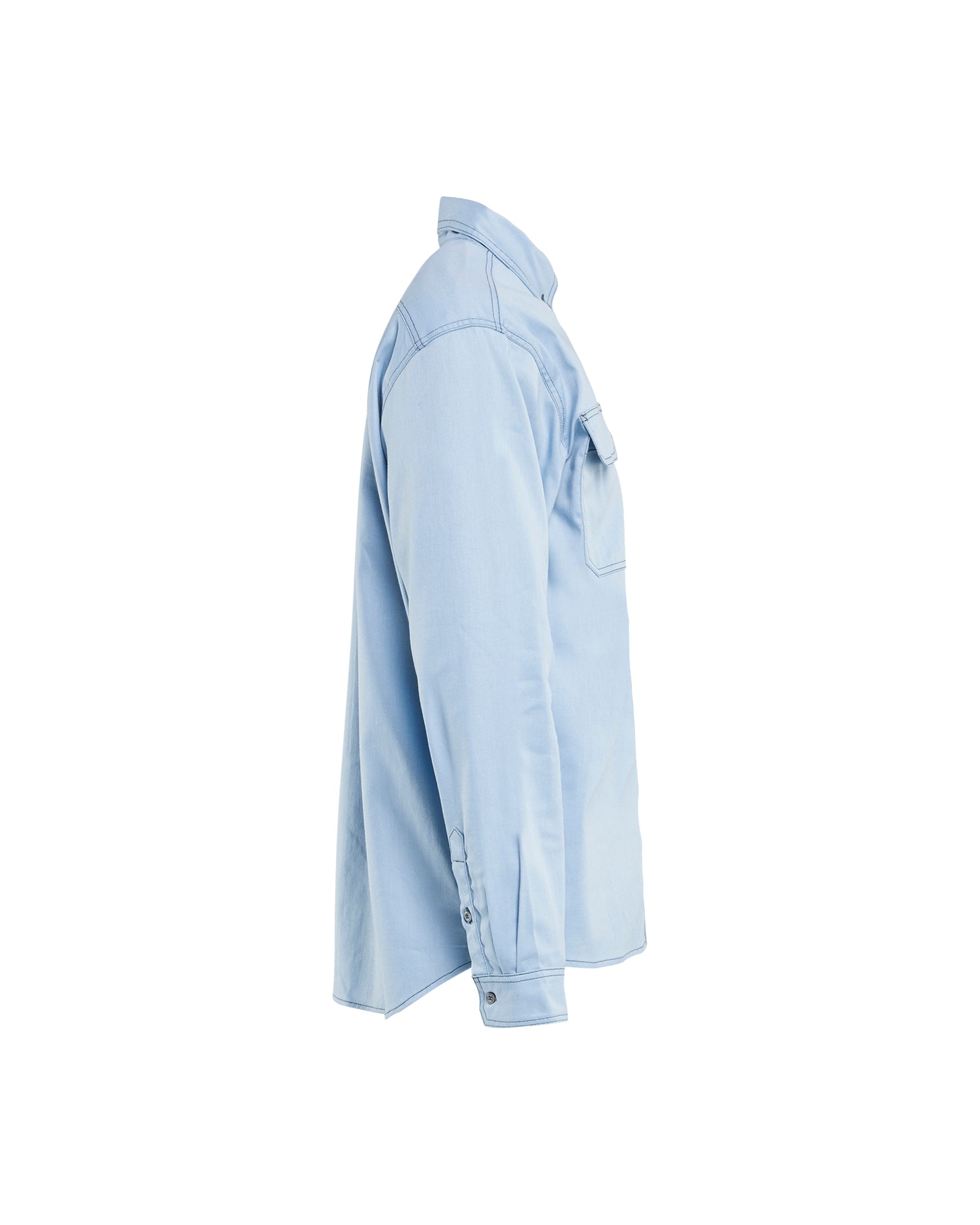 Chemise à boutons RÉSISTANTE AUX FLAMMES - Bleu clair