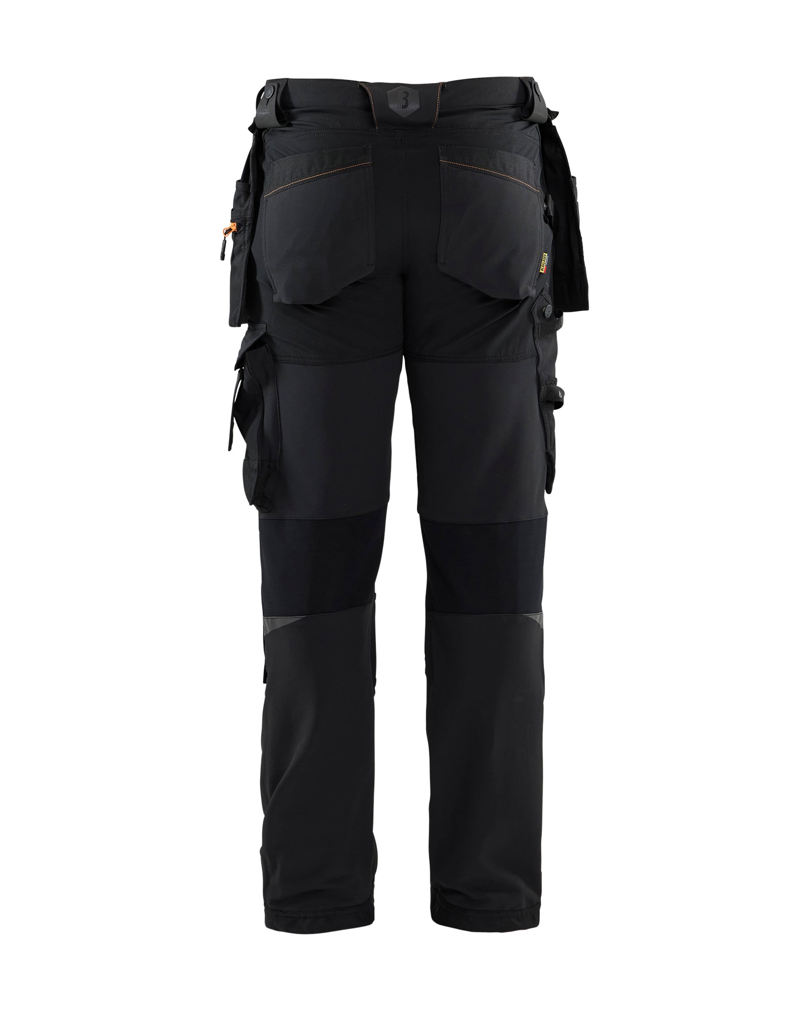 Pantalon De Travail Extensible Dans Les 4 Sens - Noire/Orange