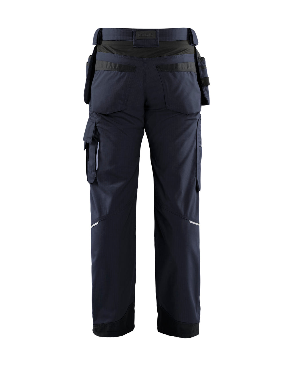 Ripstop Pants With Utility Pockets - Dark navy blue