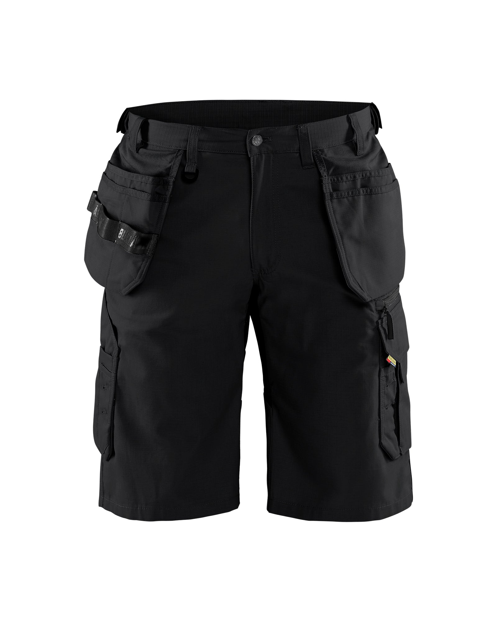Short Long Anti-déchirure Avec Poches Utilitaires - Noir
