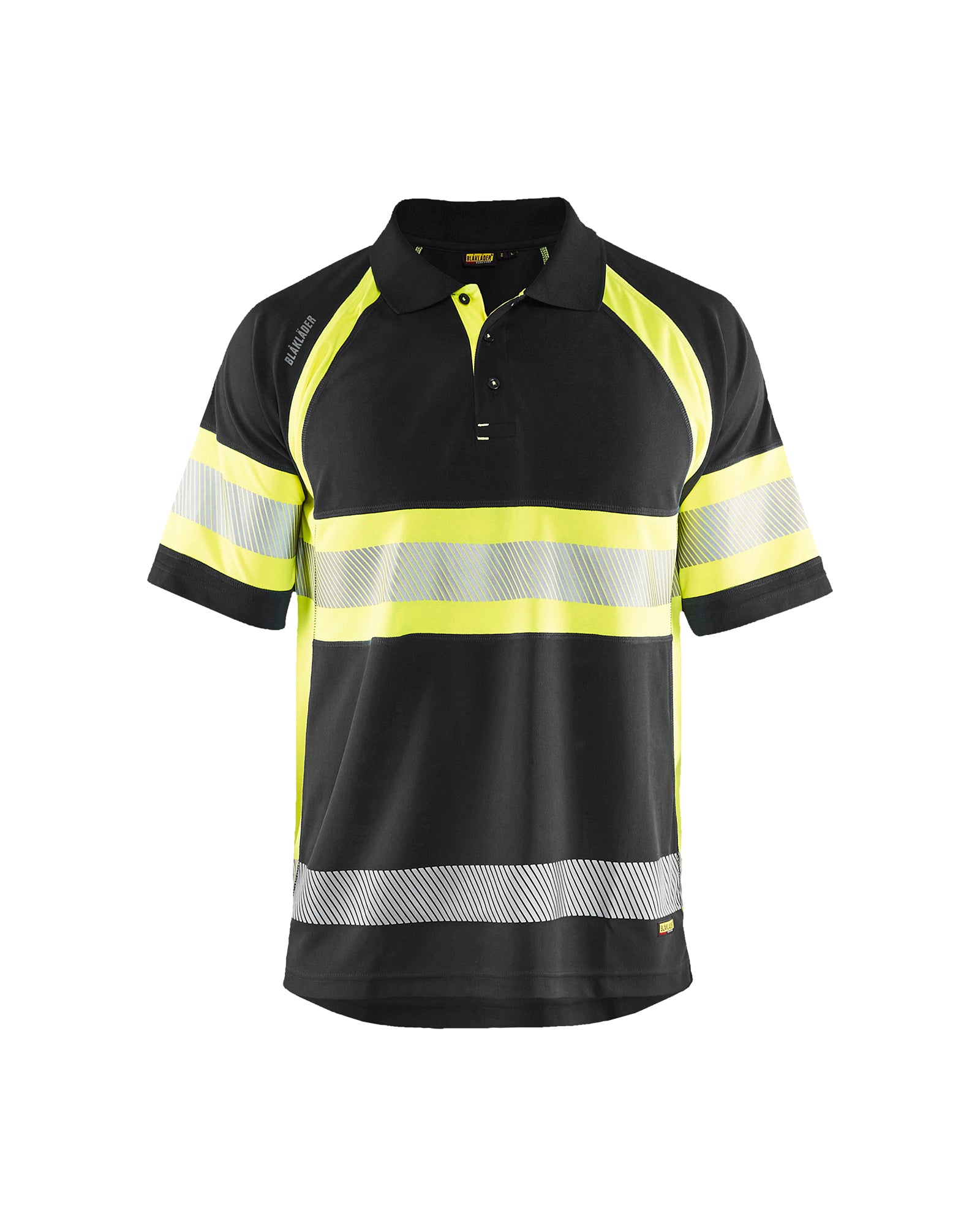 Polo Haute-Visibilité - Noir/Jaune