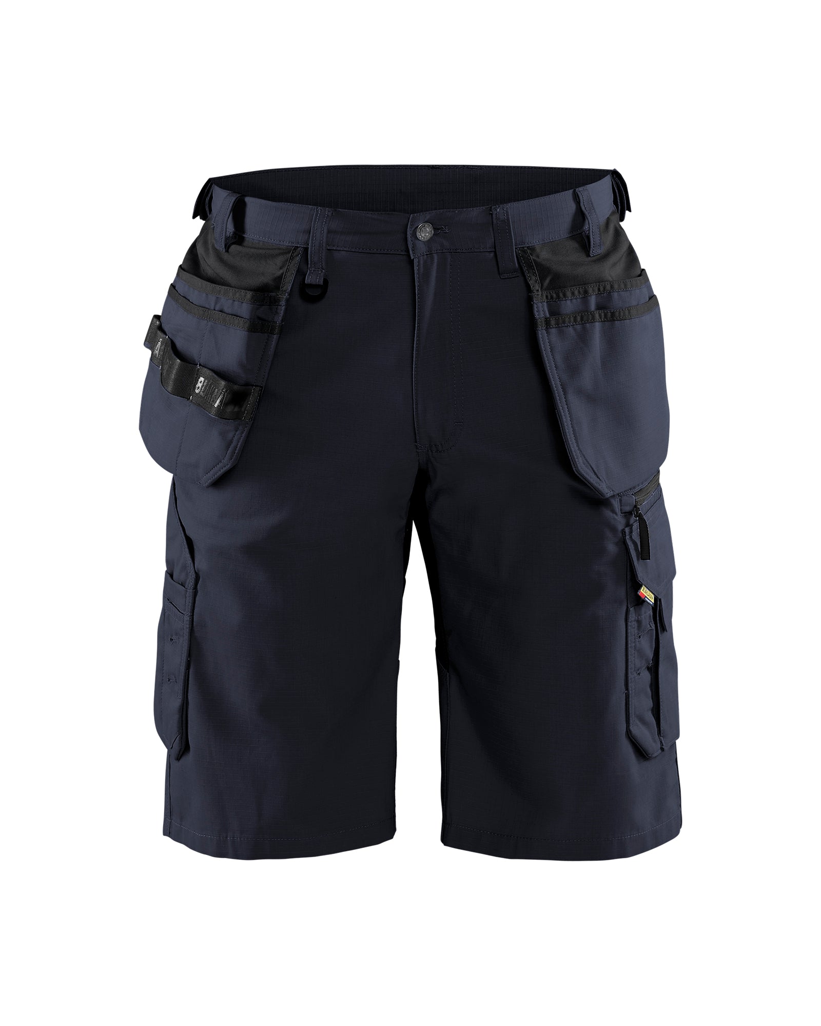 Short Long Anti-déchirure Avec Poches Utilitaires - Marine foncé
