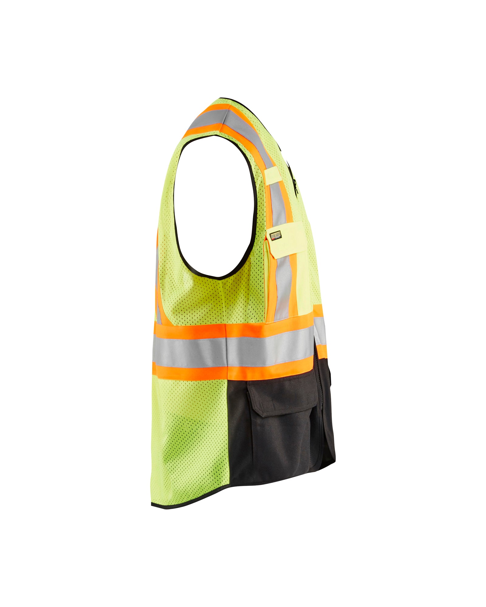 VESTE HAUTE-VISIBILITÉ - Jaune haute-visibilité/Noir