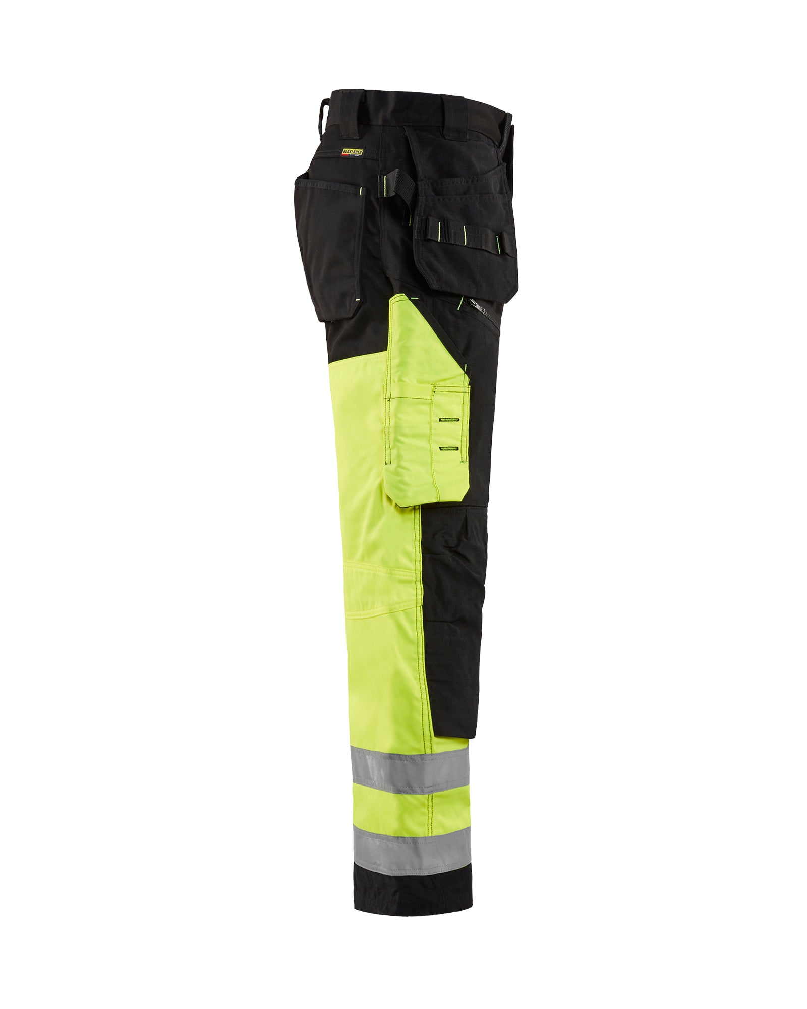 HI-VIS X1600 WORK PANTS - Black/Yellow Hi-viz