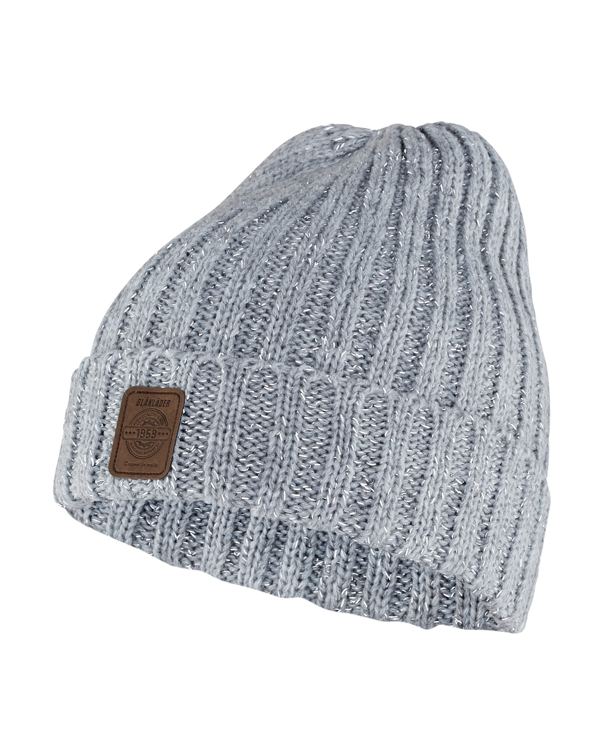 Reflective beanie - Grey melange