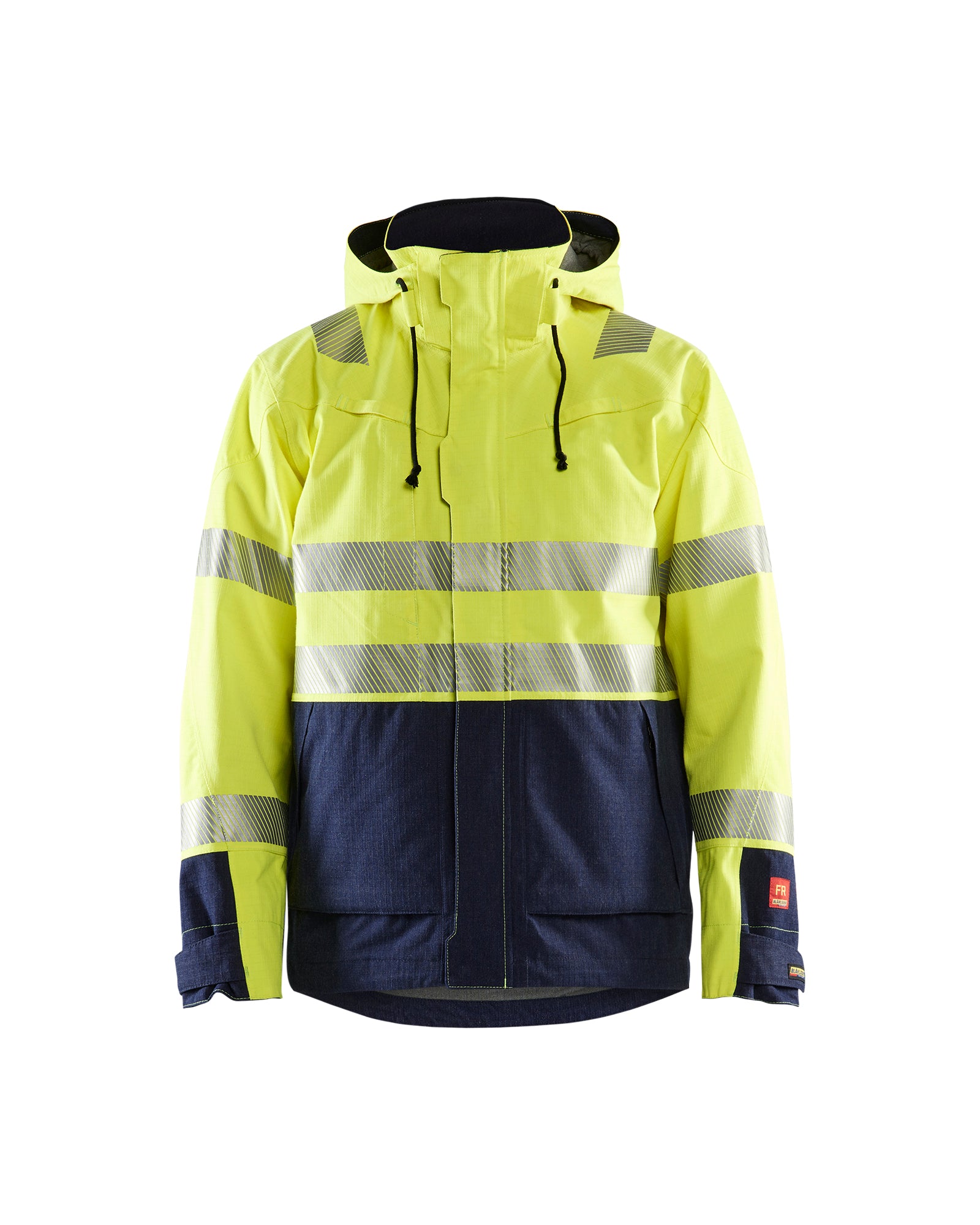 Veste Shell Multinorme - Jaune fluo/Marine