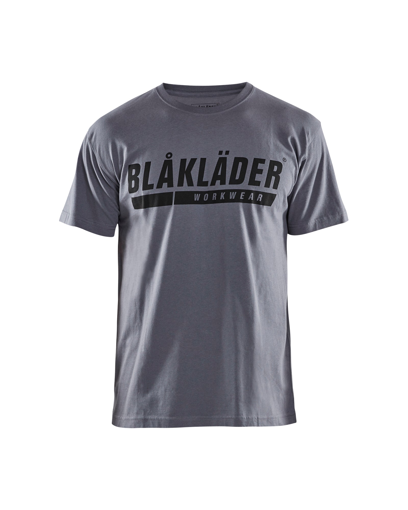 Short Sleeve Branded T-Shirt - Grey