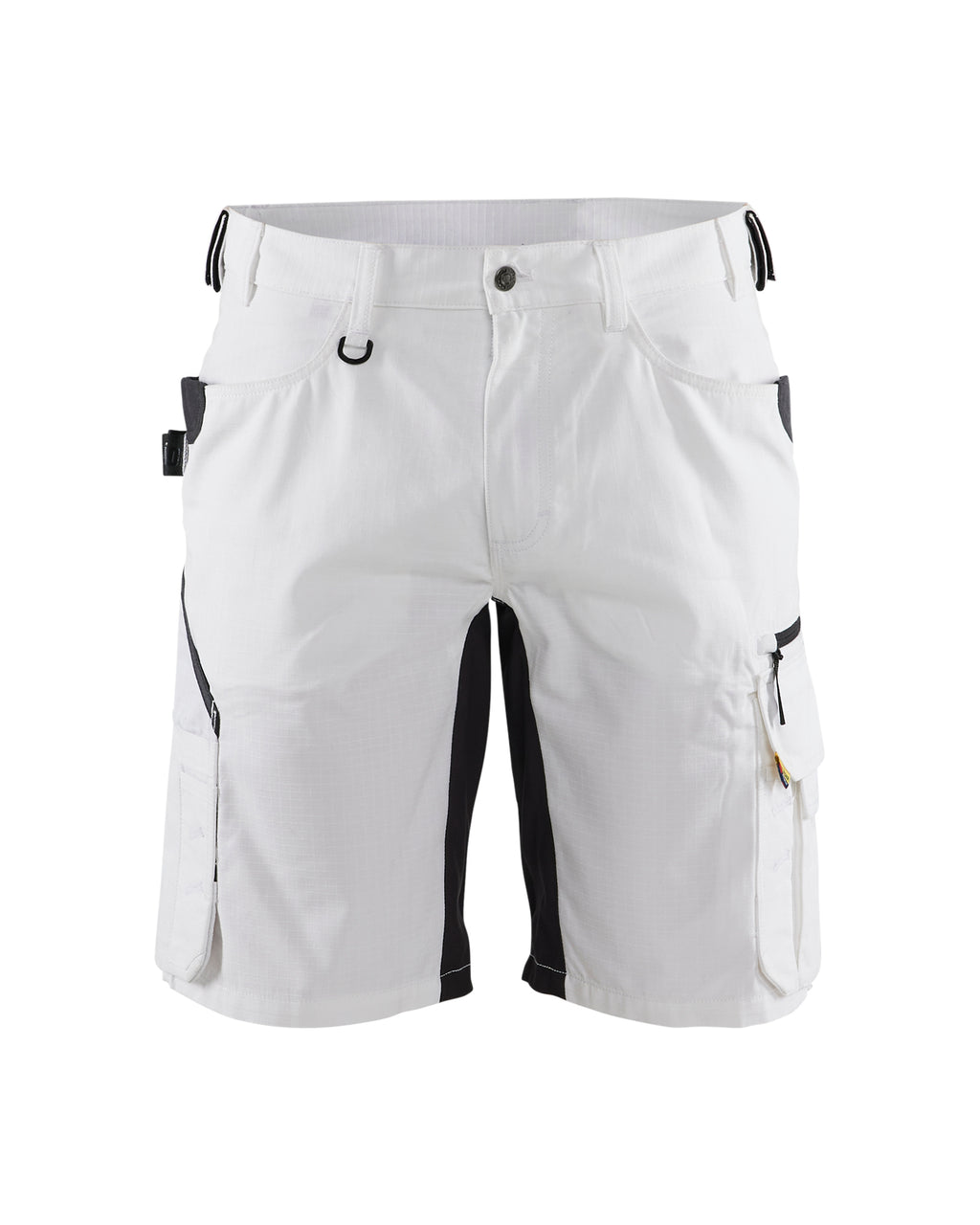 Ripstop Shorts - White/Dark grey