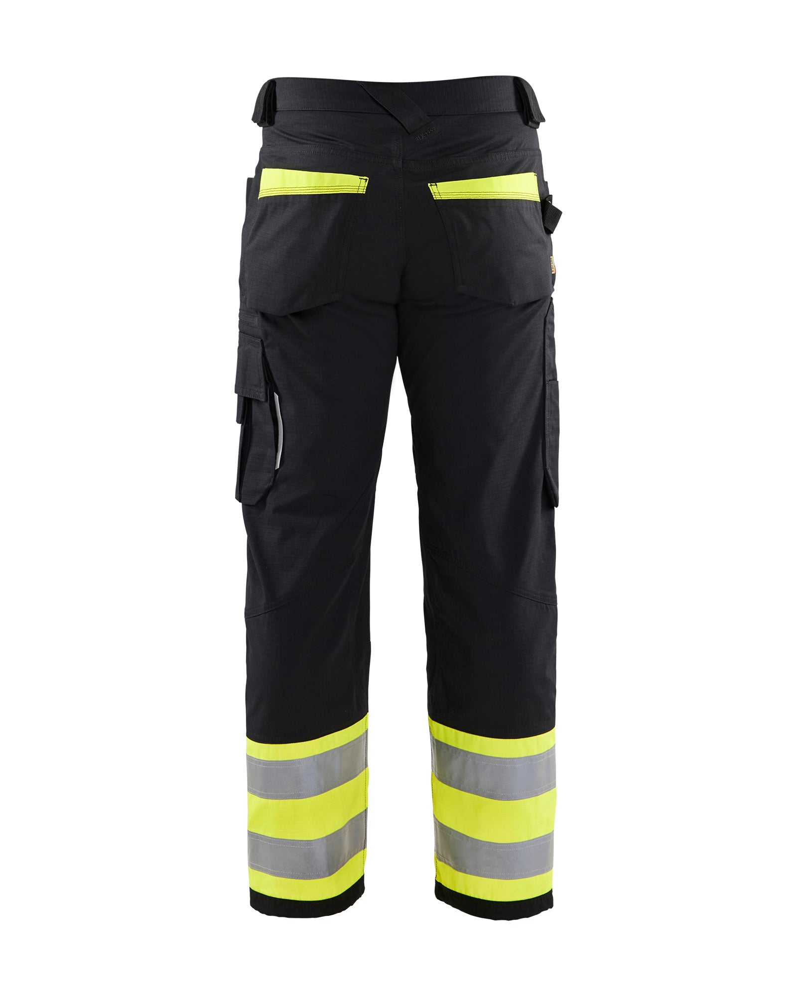 PANTALON HV ANTIDÉCHIRURE - Noir/Jaune