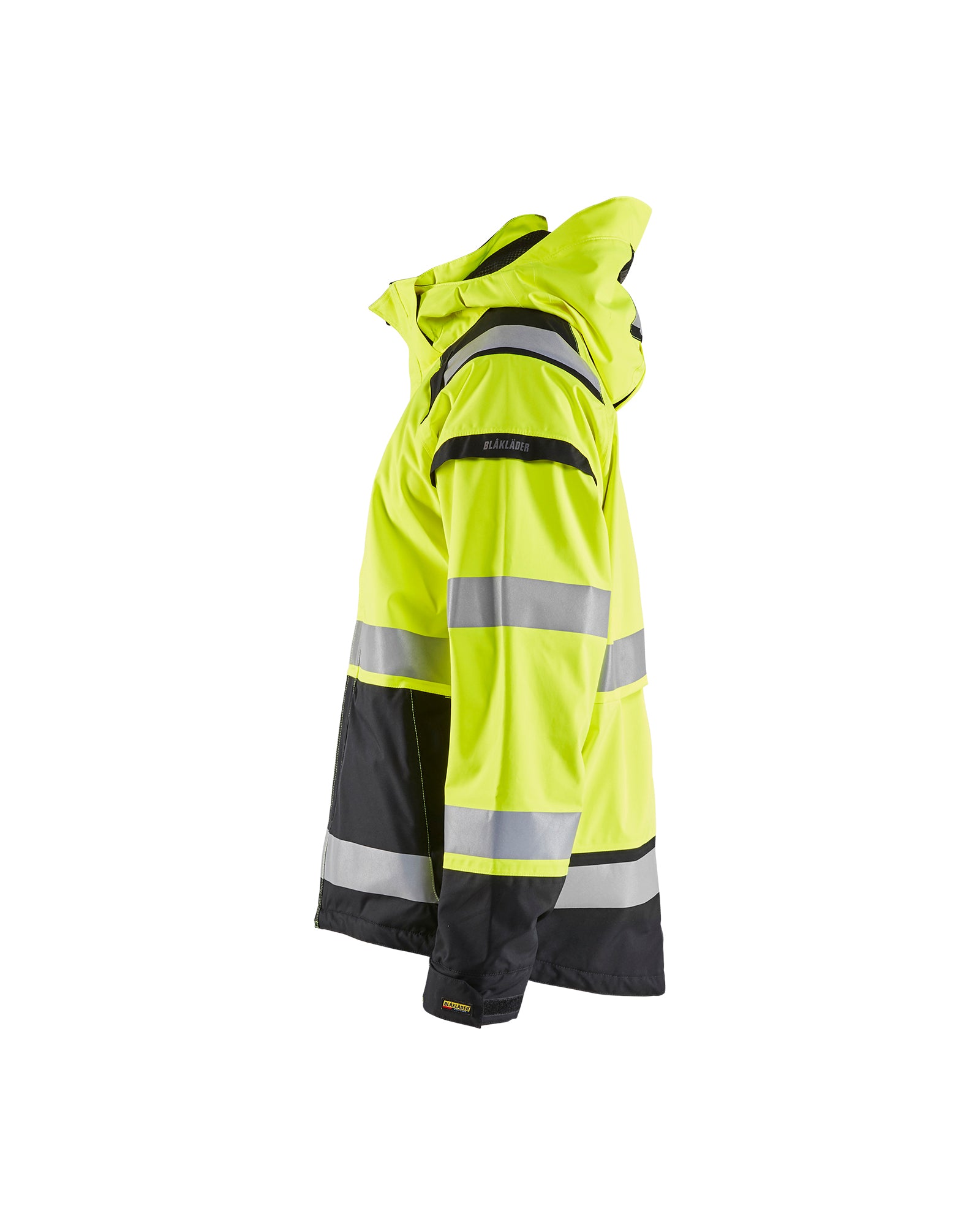 Manteau coquille Premium Haute-visibilité - Jaune haute-visibilité/Noir