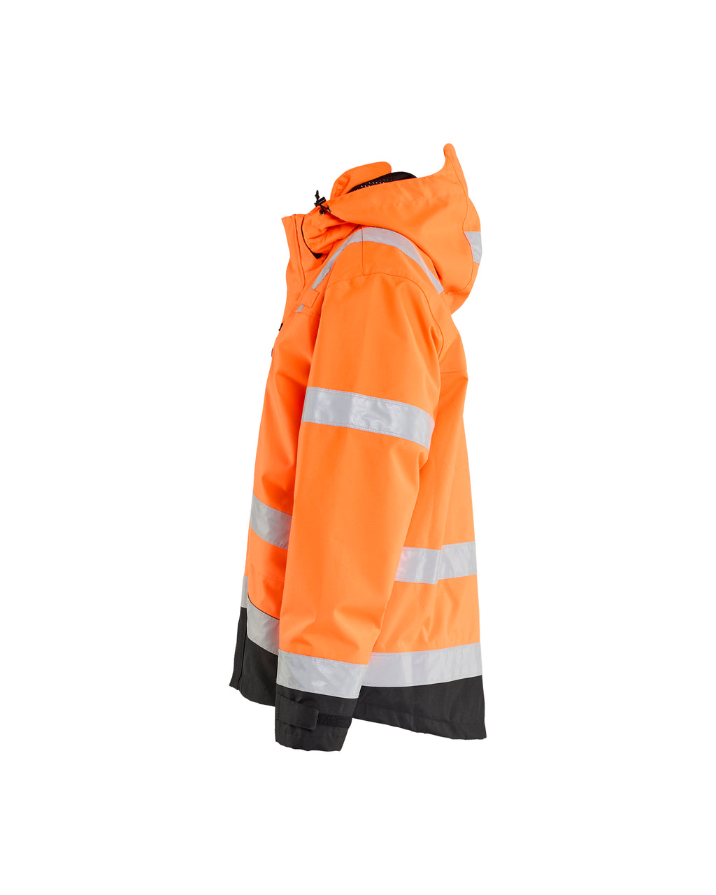 HI-VIS SHELL JACKET - Orange Hi-viz/Black