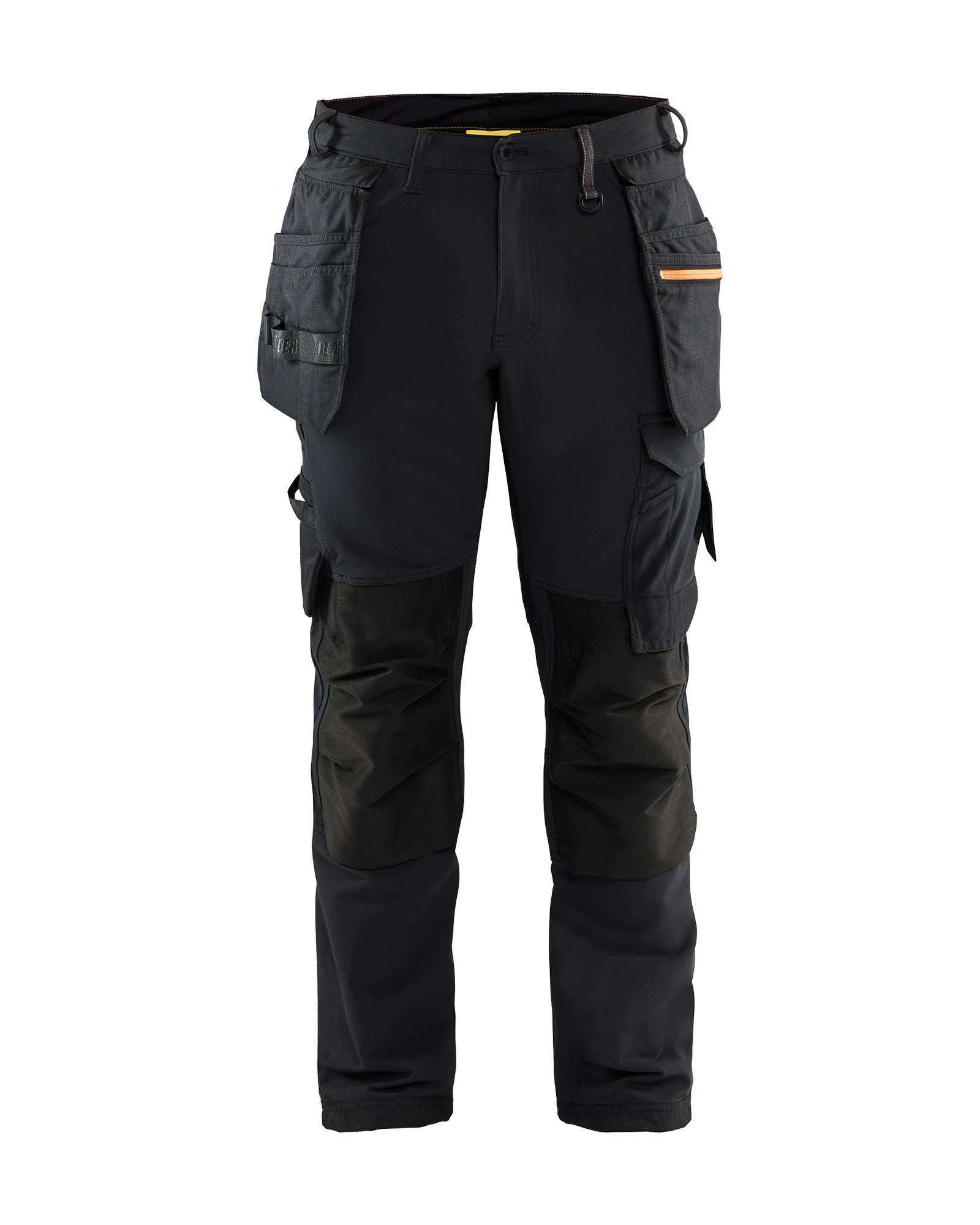 Pantalon De Travail Extensible Dans Les 4 Sens - Noire/Orange