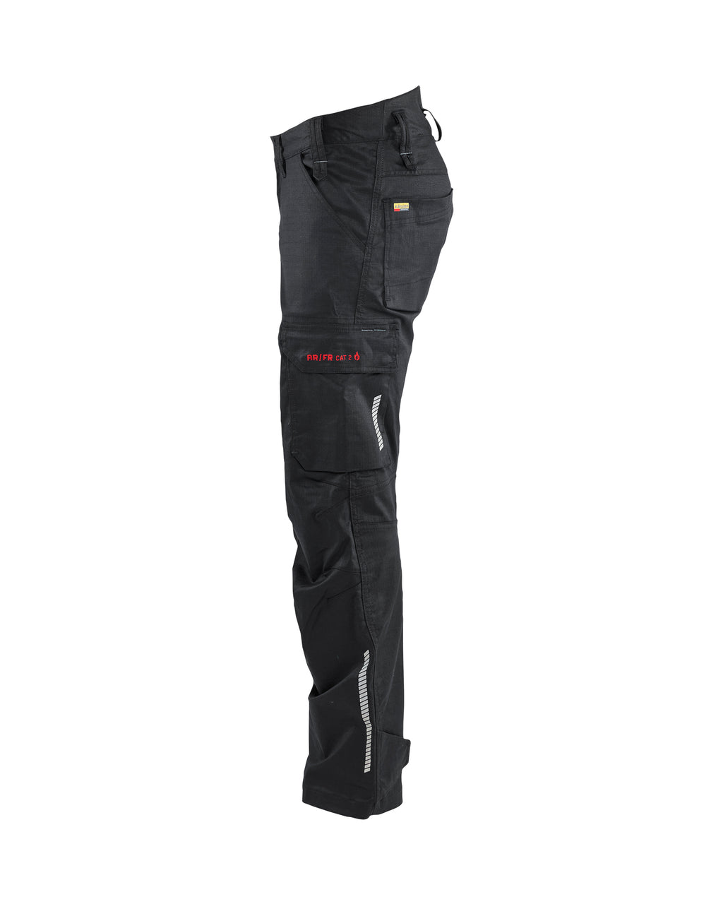 FR Stretch Pants With Kneepads - Black