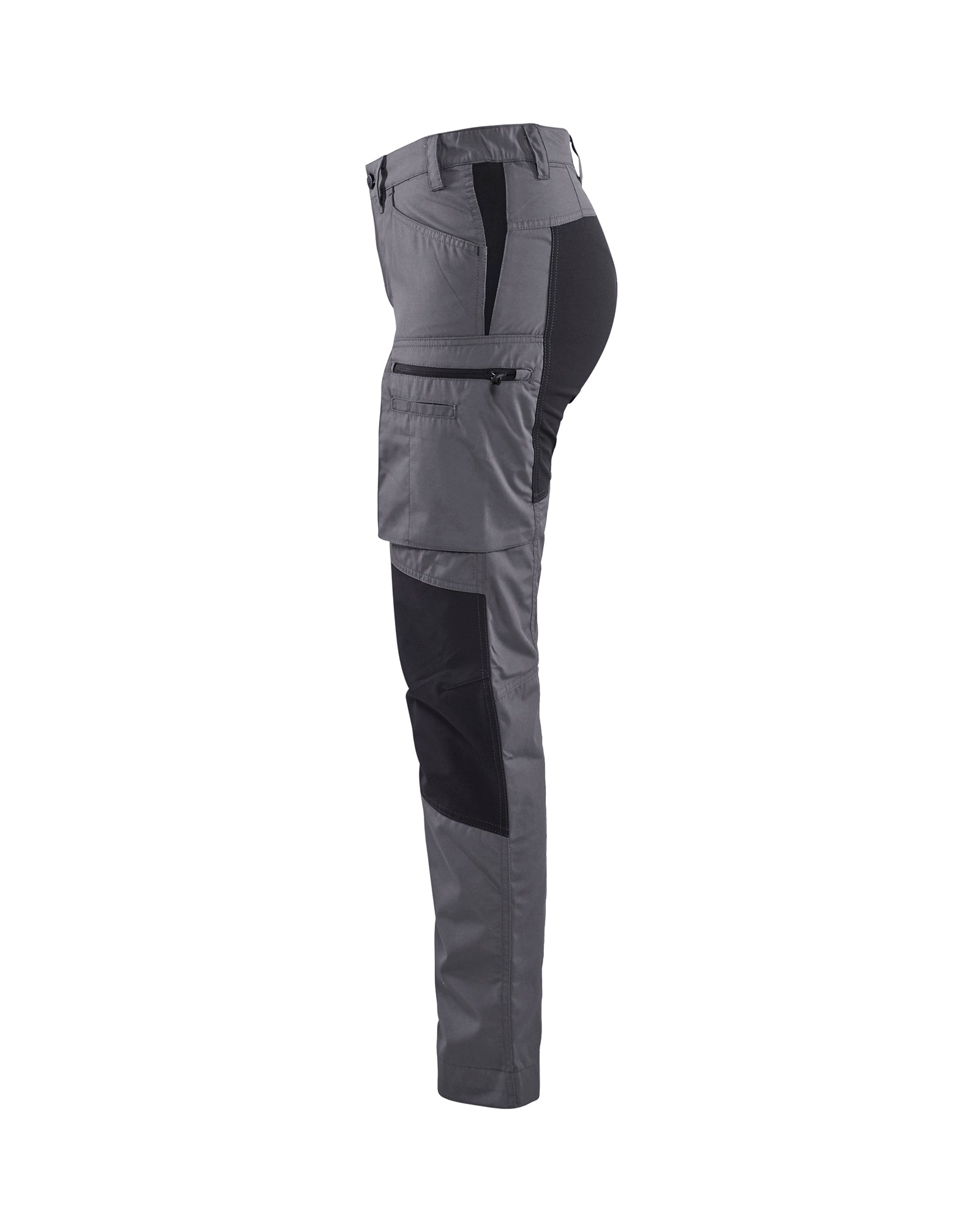 PANTALON DE SERVICE POUR FEMMES - Gris/Noir