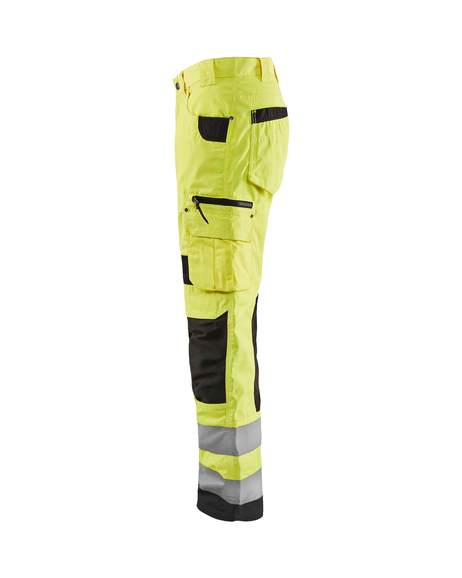 PANTALON HAUTE-VISIBILITÉ ANTI-DÉCHIRURE - Jaune haute-visibilité/Noir