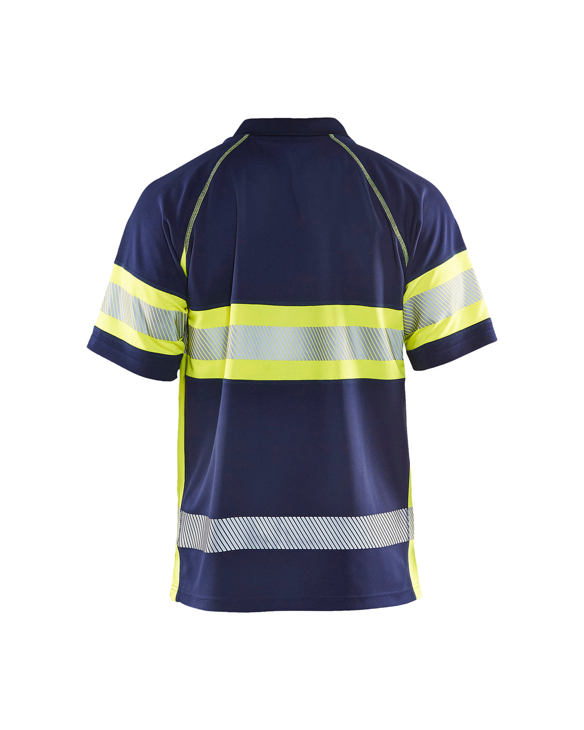 Polo Haute-Visibilité - Marine/Jaune fluo