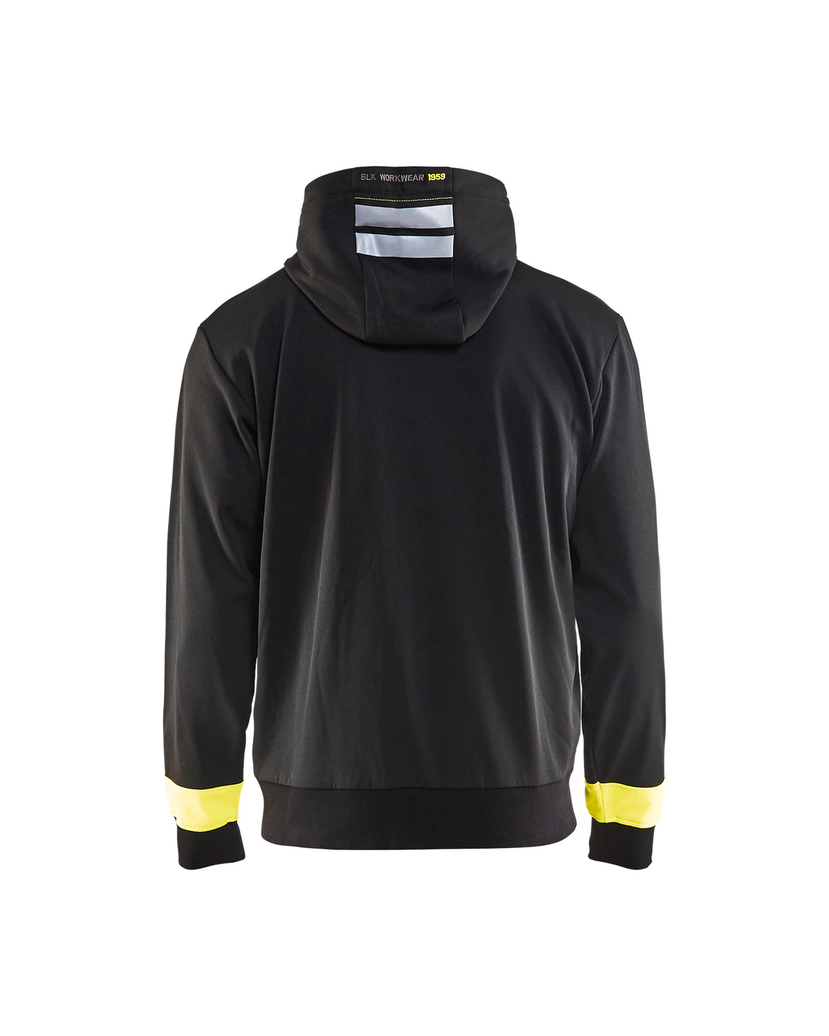 Visibility Zip Sweatshirt - Black/Yellow Hi-viz
