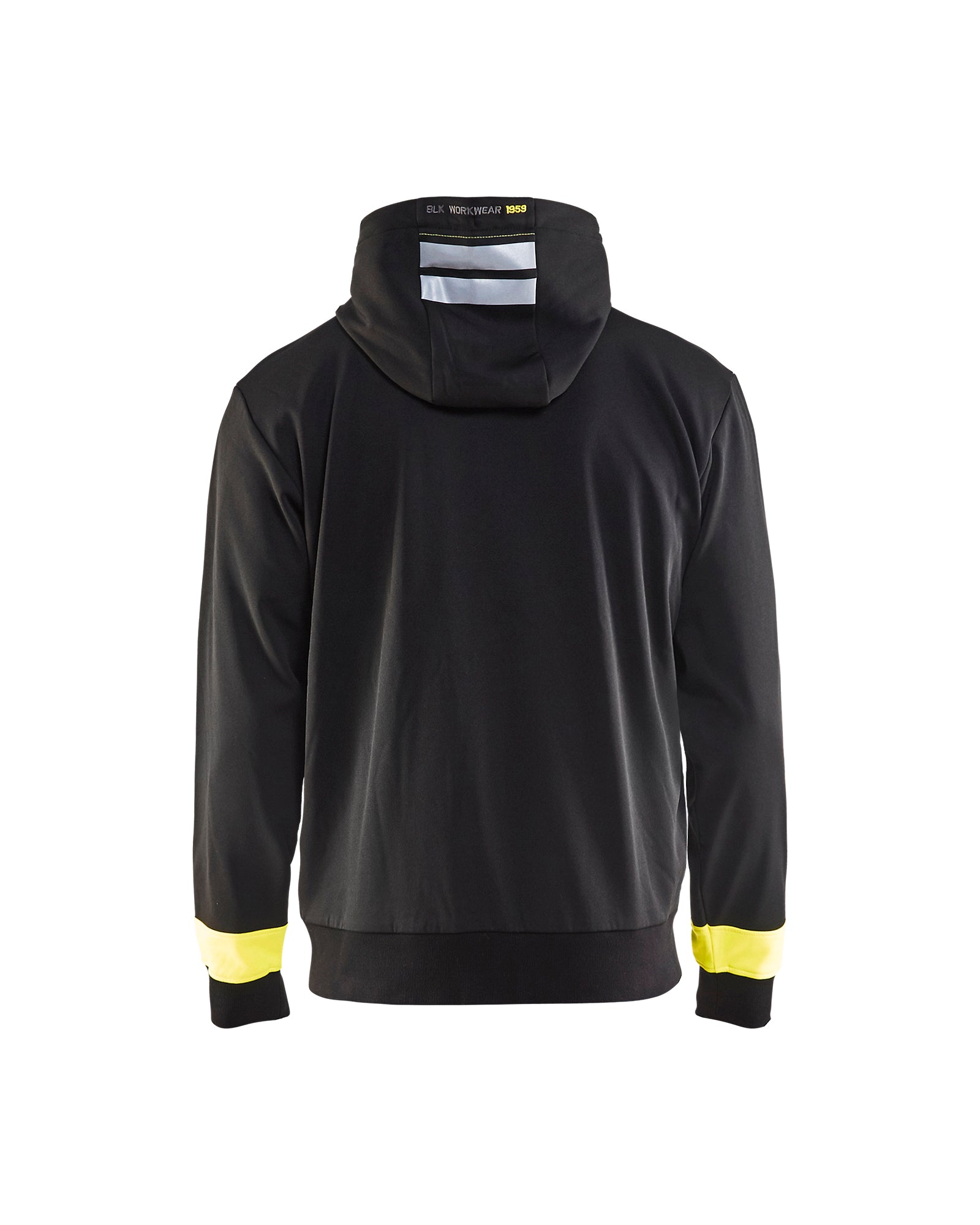 Visibility Zip Sweatshirt - Black/Yellow Hi-viz