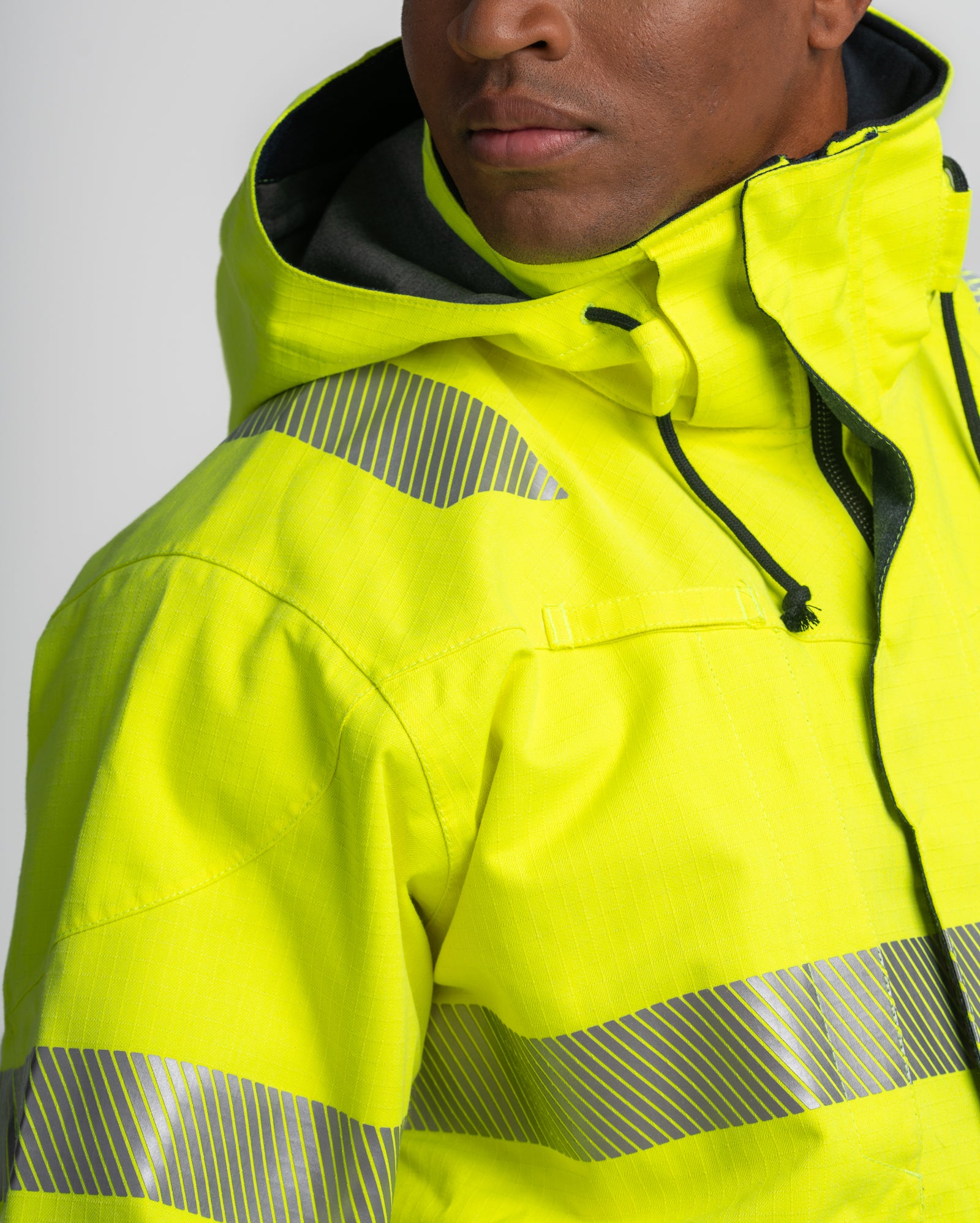 Veste Shell Multinorme - Jaune fluo/Marine