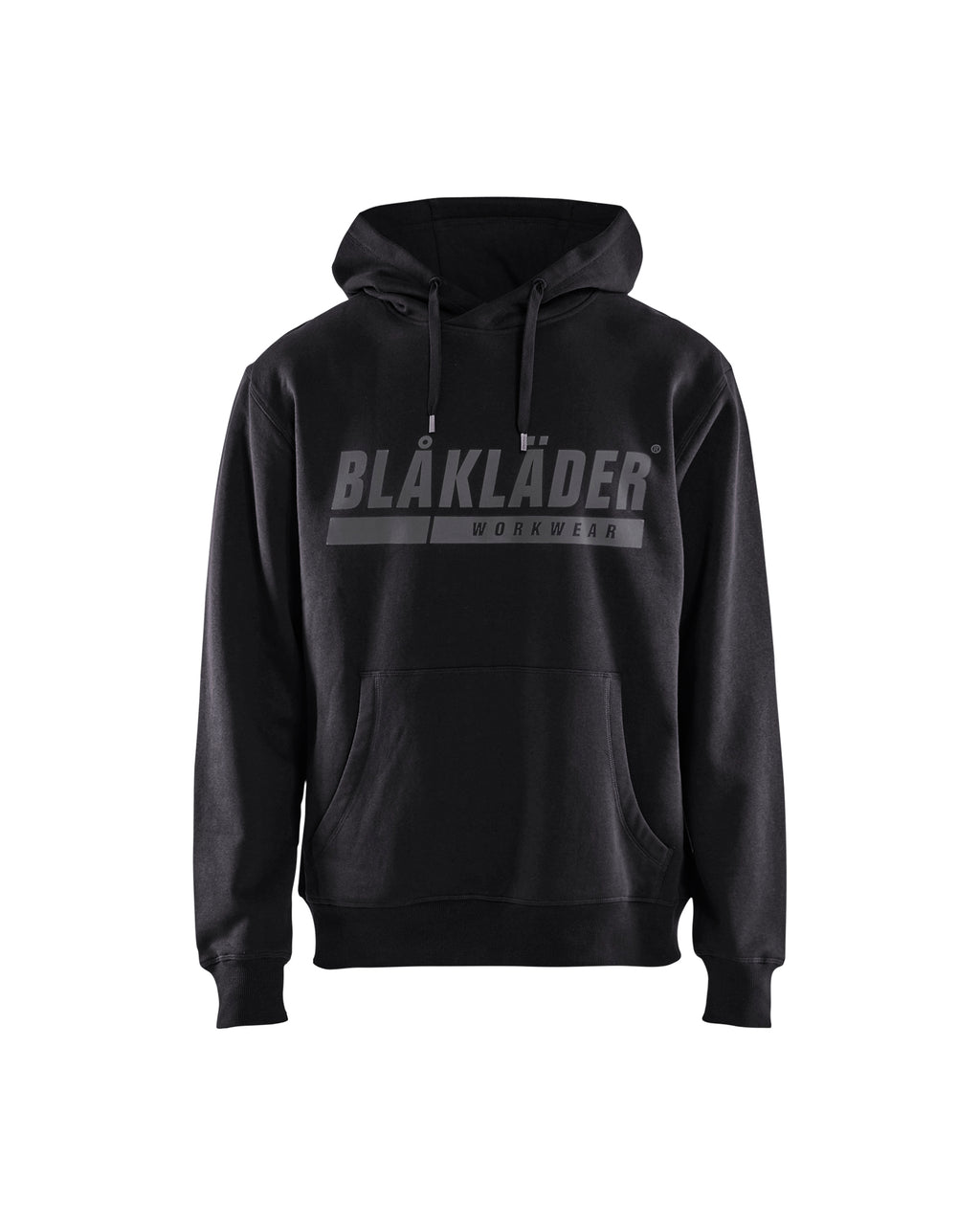 Hooded sweatshirt with print - Black