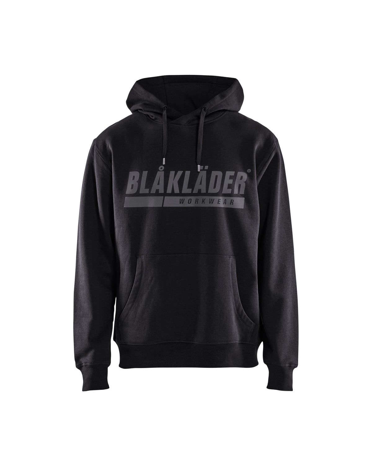 Hooded sweatshirt with print - Black