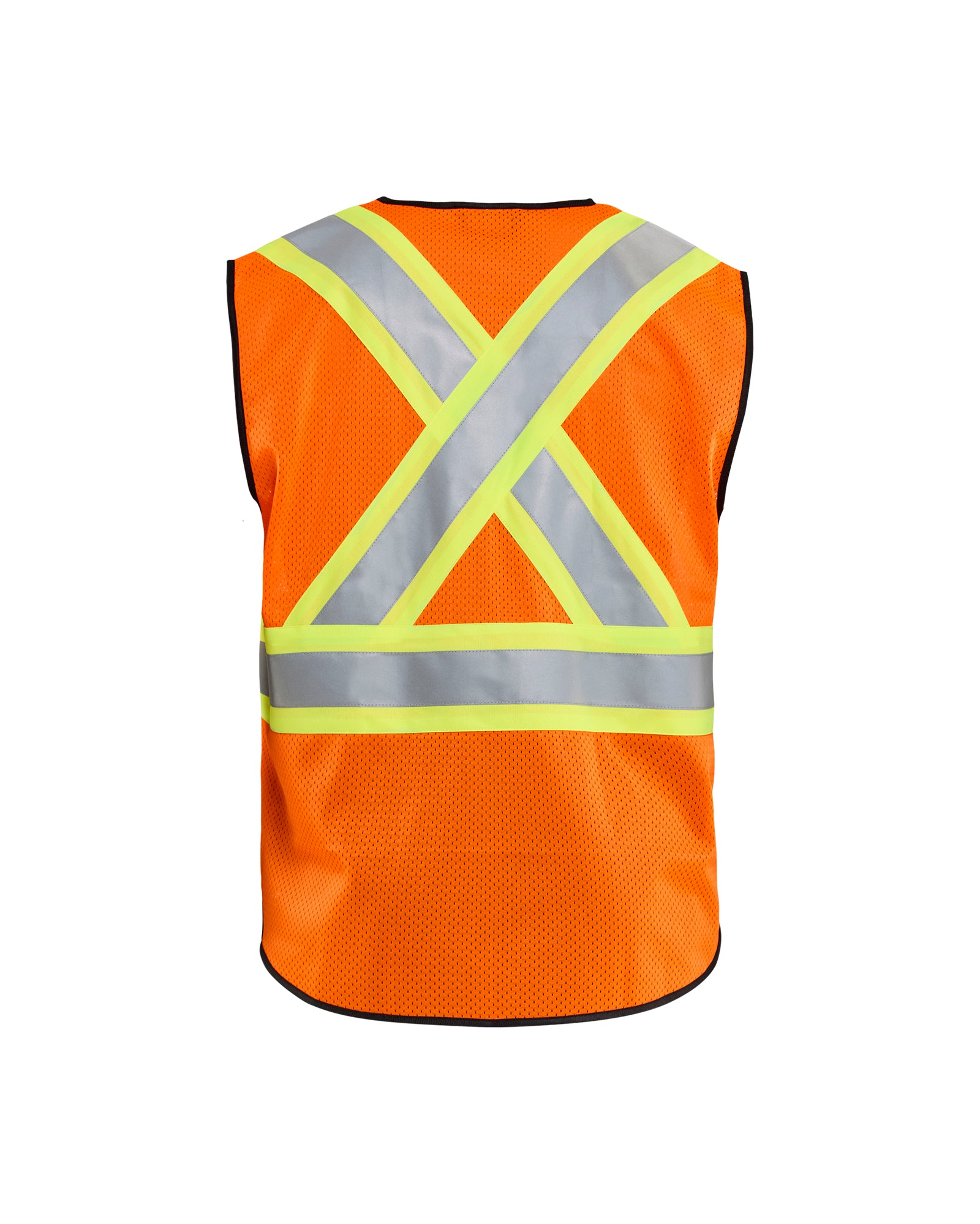 VESTE HAUTE-VISIBILITÉ - Orange/Noir