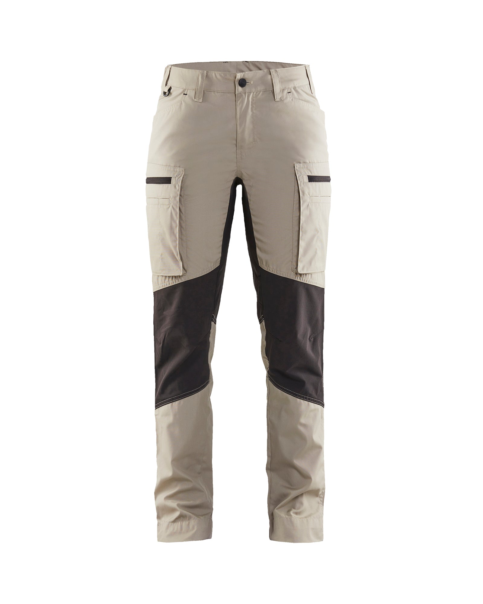 PANTALON DE SERVICE POUR FEMMES - Beige/Noir
