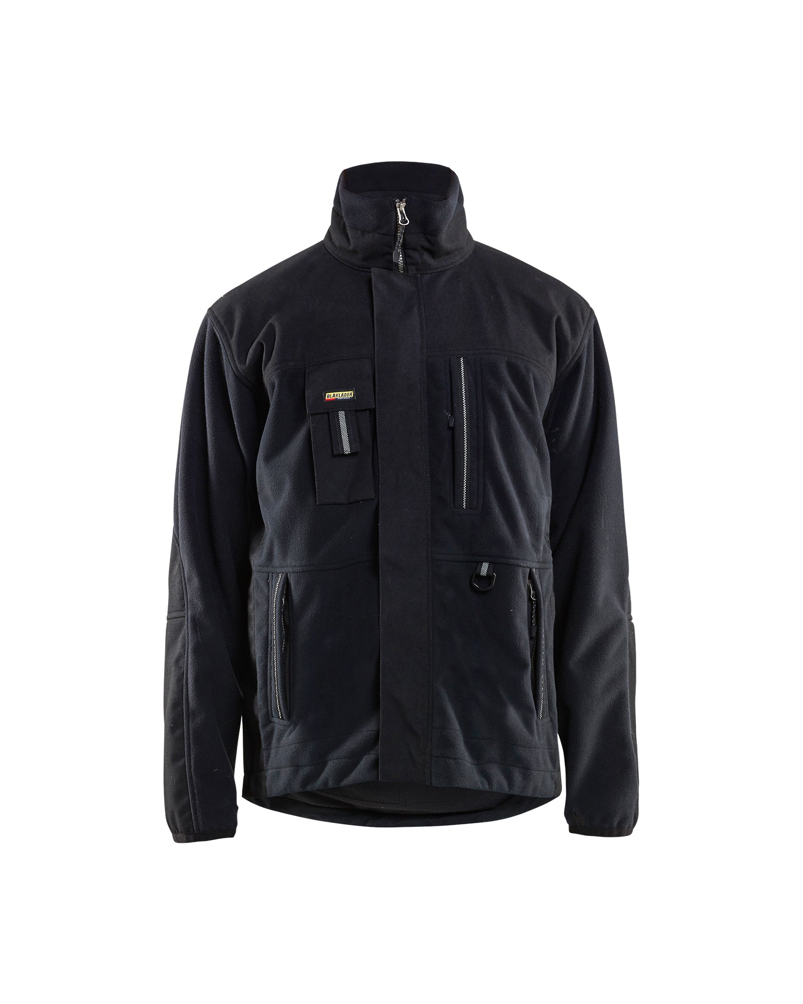 VESTE EN MOLLETON À DOUBLE POIGNETS - Noir