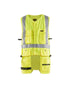 GILET UTILITAIRE ANTIDECHIRURE HAUTE-VISIBILITÉ - Jaune