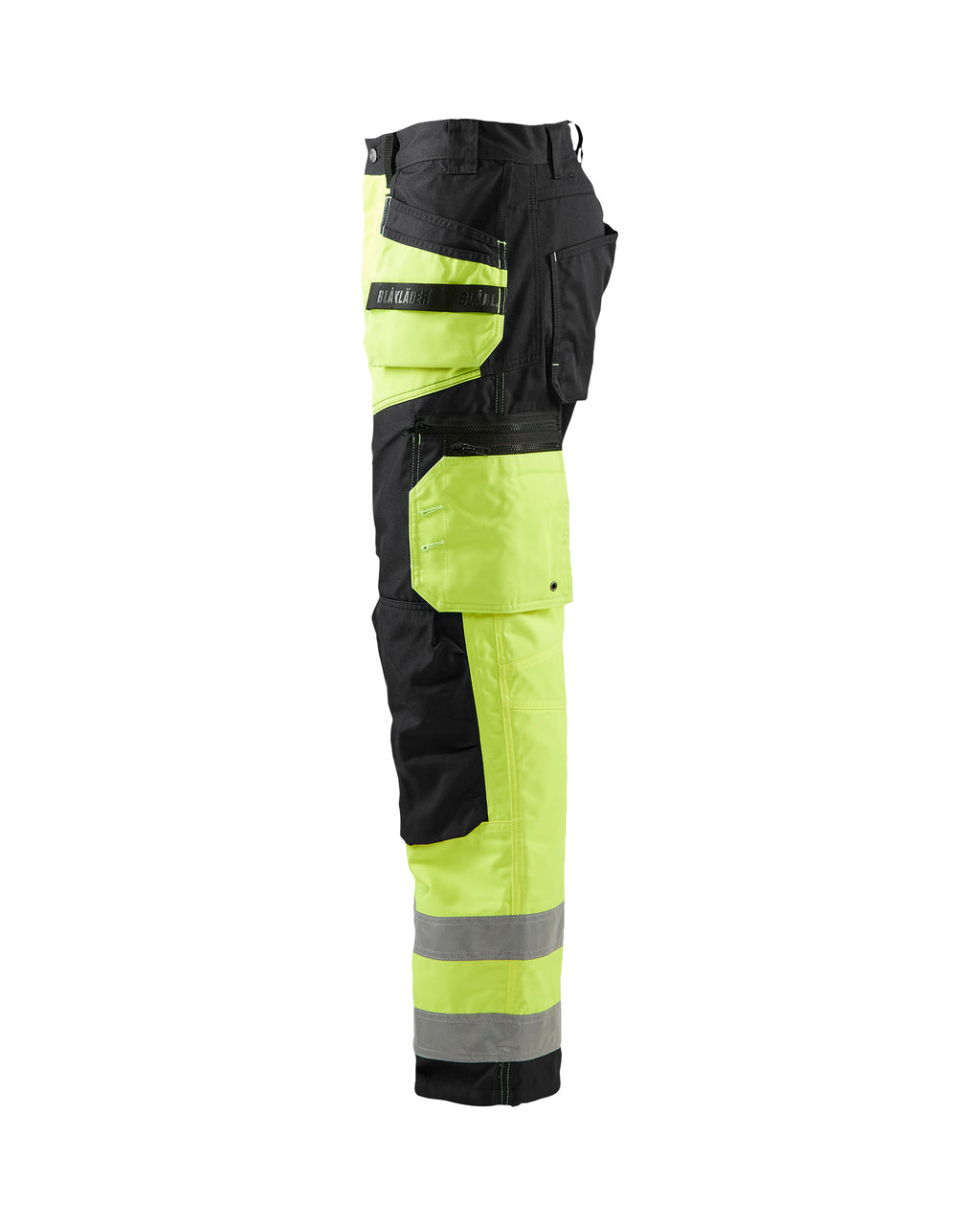 HI-VIS X1600 WORK PANTS - Yellow Hi-viz/Black