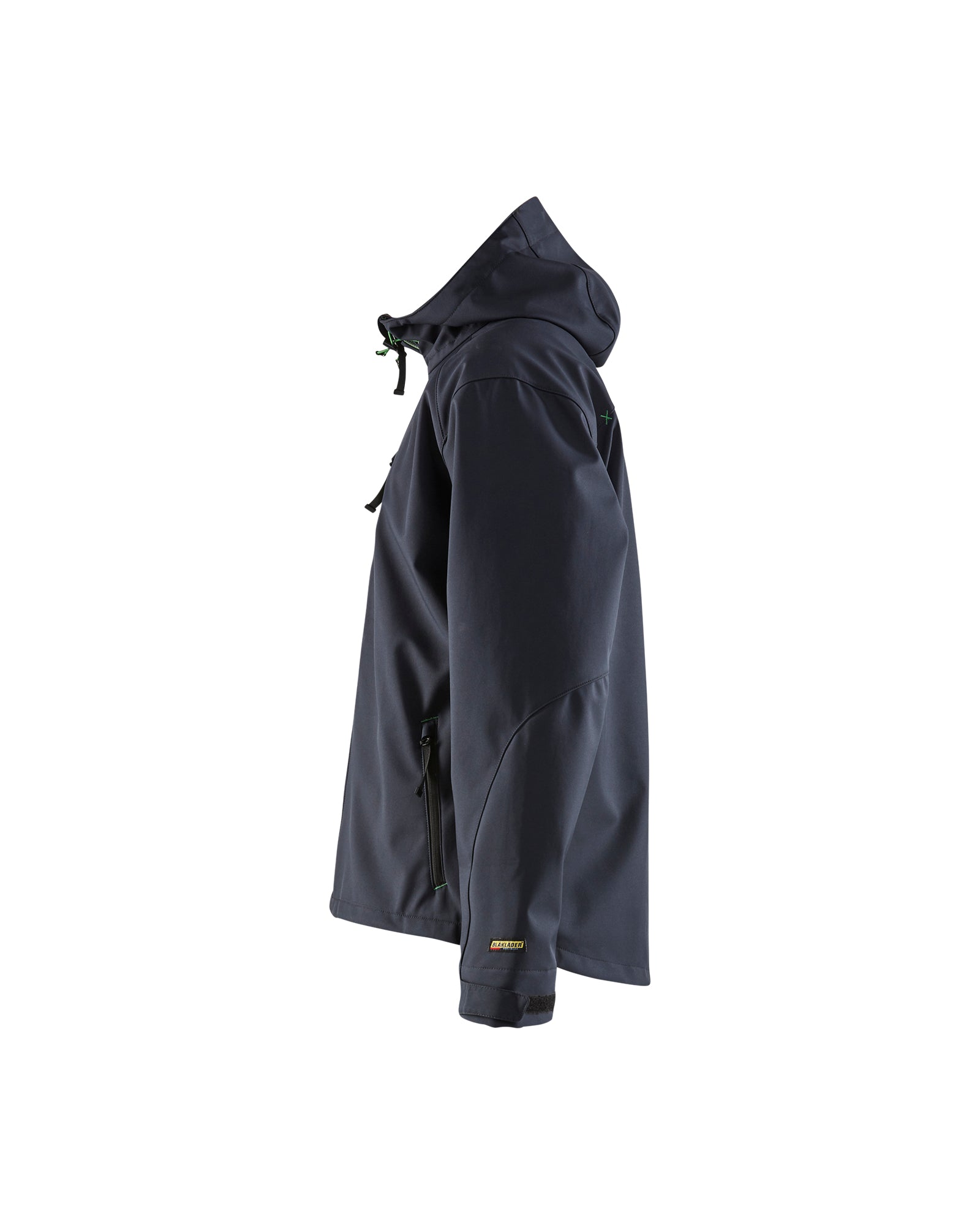 VESTE COQUILLE SOUPLE PRO - Marine foncé/Vert