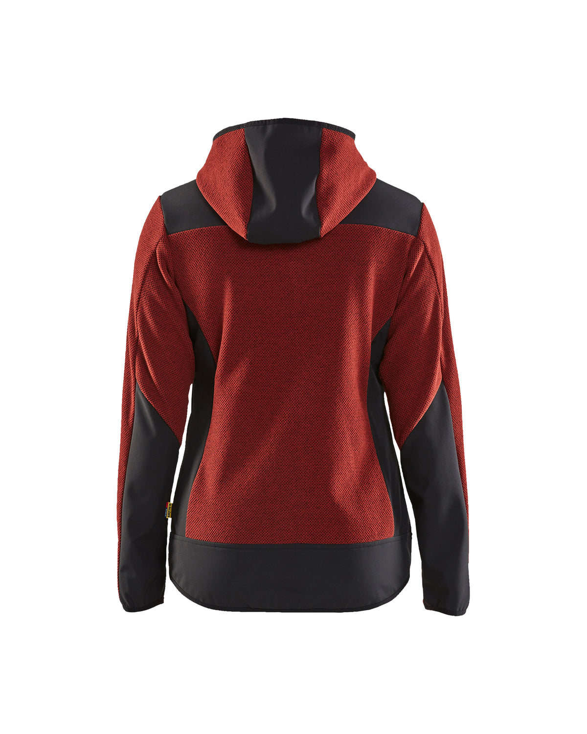 VEST POLAIRE  TRICOTÉ POUR FEMMES - Rouge ardent/Noir