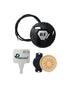 Kit de réparation Freelock pour chaussures de sécurité basses - Noir/Gris foncé