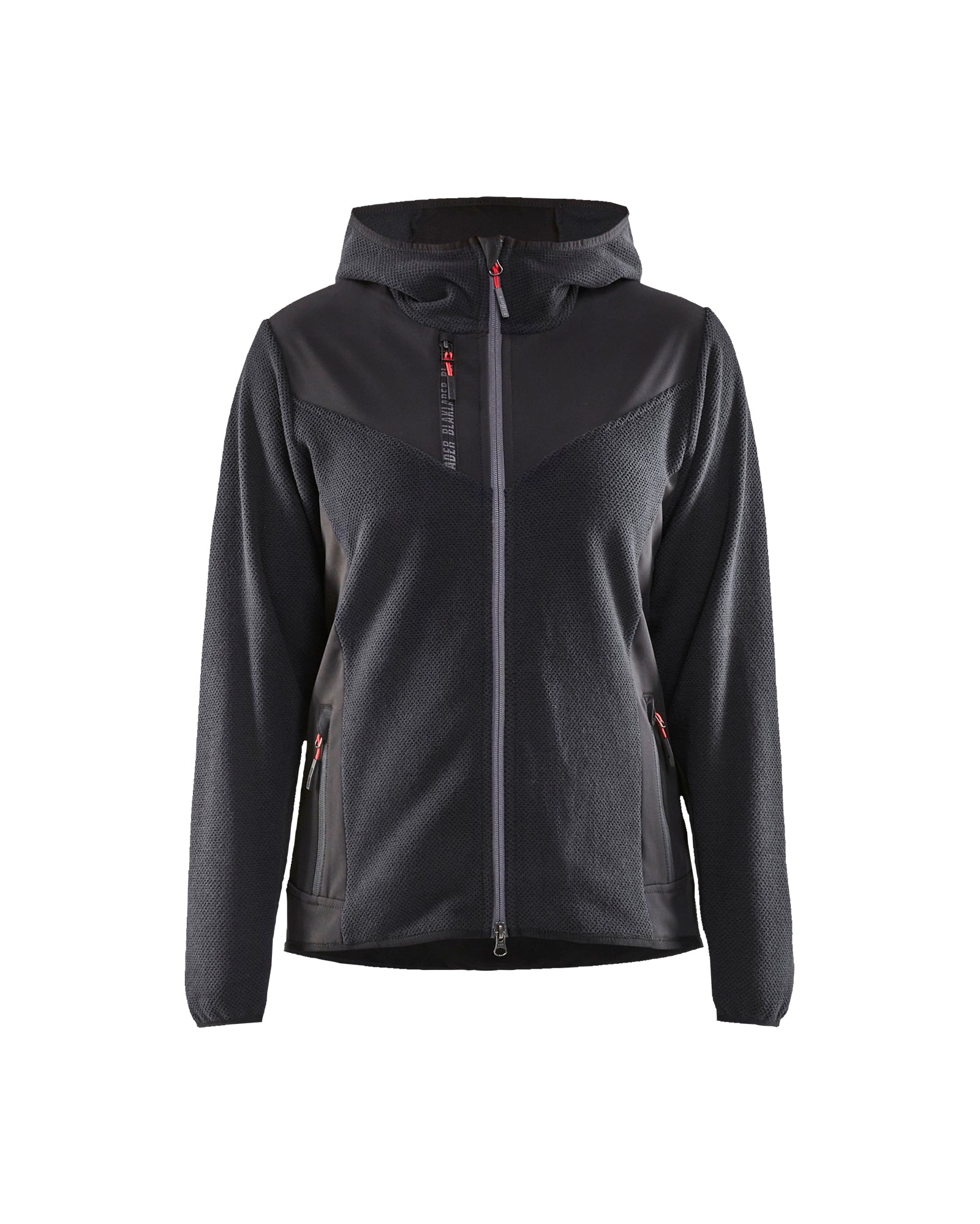 VEST POLAIRE  TRICOTÉ POUR FEMMES - Gris Fonce/Noir