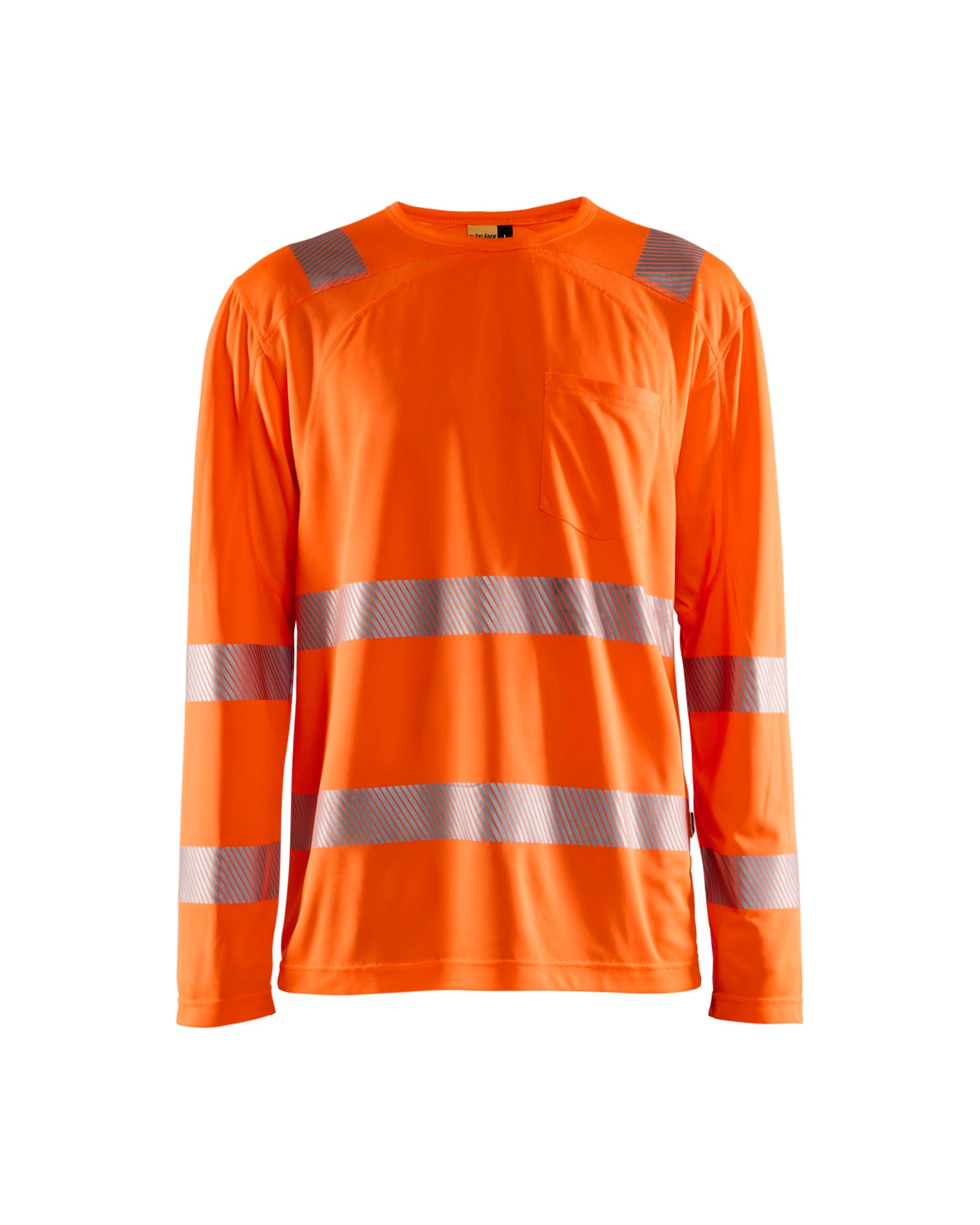 T-shirt manche longue haute-visibilité - Orange Haute-visibilité