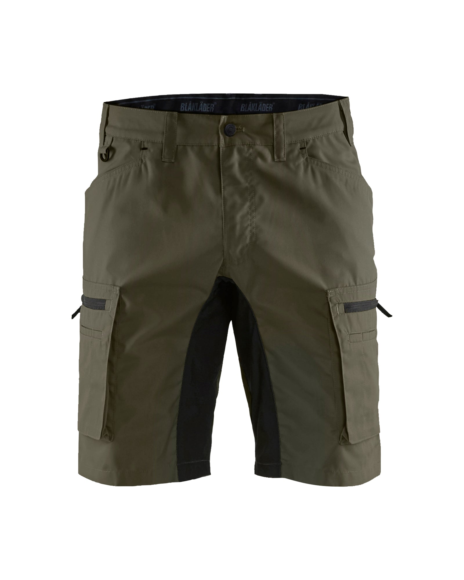 Short De Service - Vert Olive/Noir