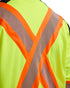 CHANDAIL À CAPUCHE HAUTE-VISIBILITÉ - Jaune haute-visibilité/Noir