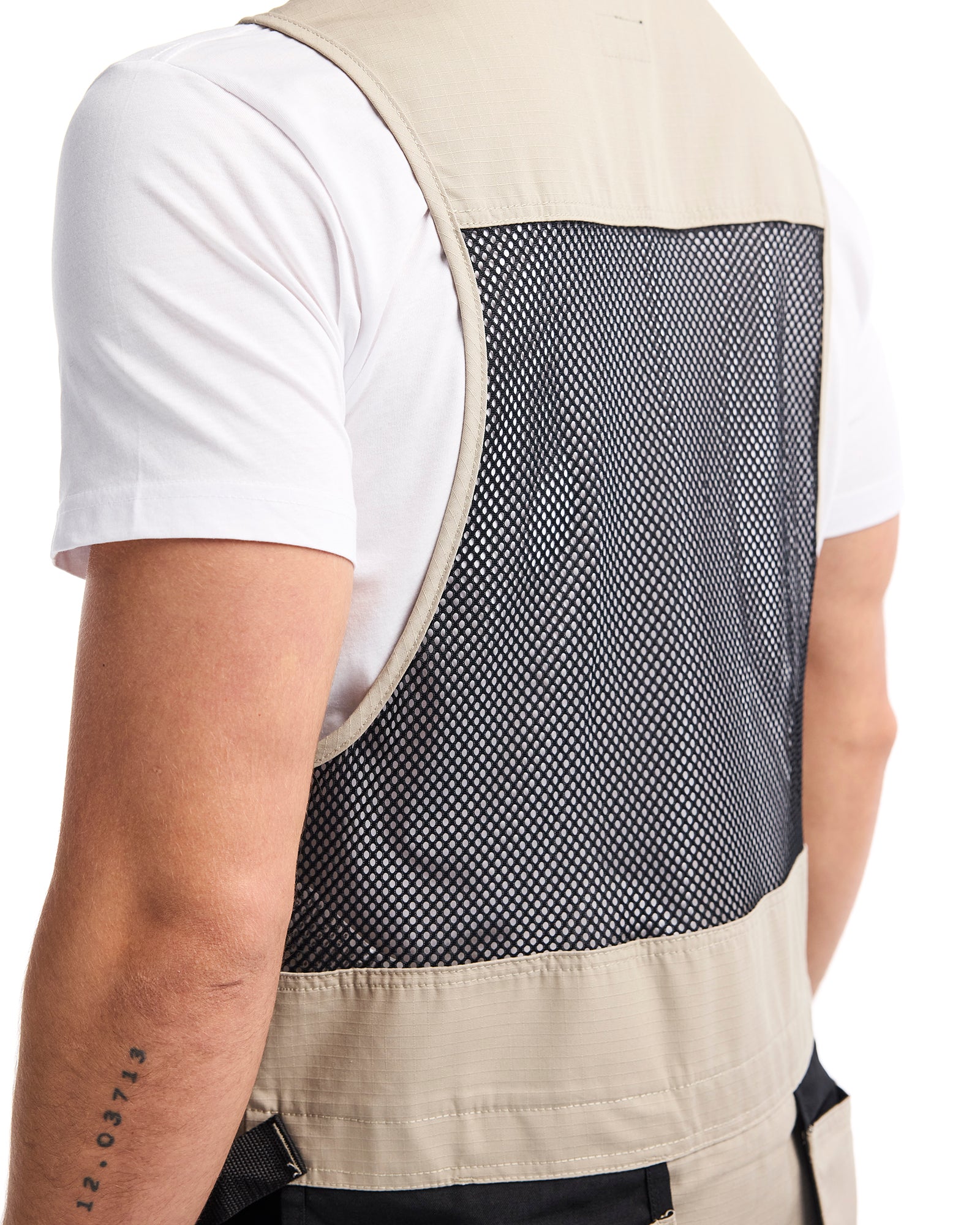Ripstop Kangaroo Mesh Vest - Stone