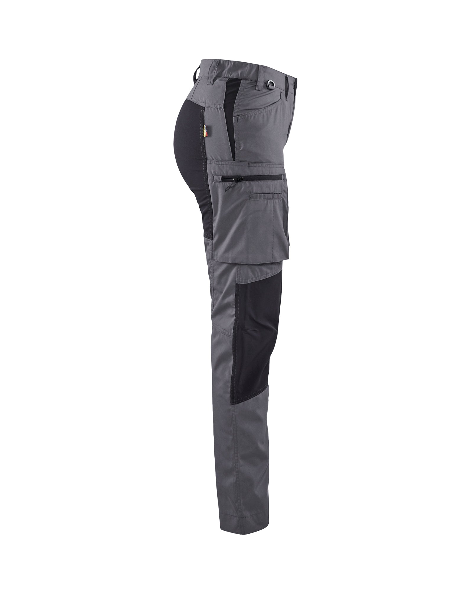 PANTALON DE SERVICE POUR FEMMES - Gris/Noir