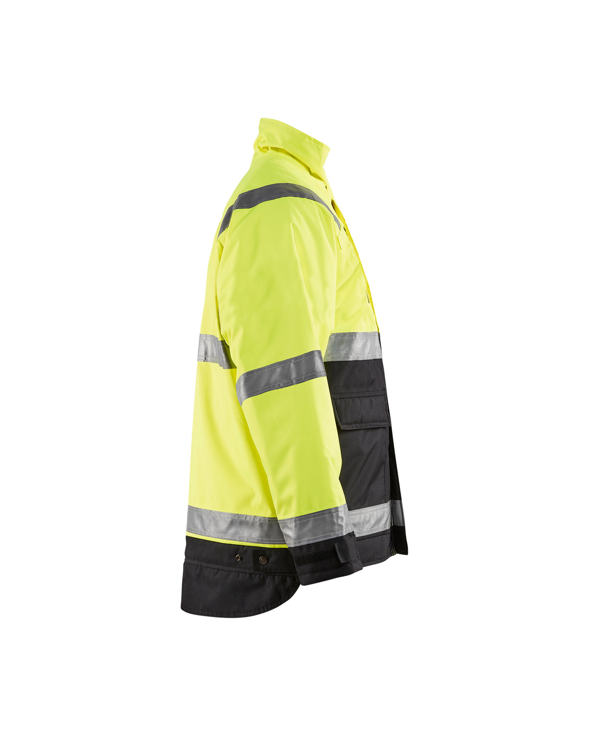 MANTEAU D’HIVER HAUTE-VISIBILITÉ - Jaune haute-visibilité/Noir