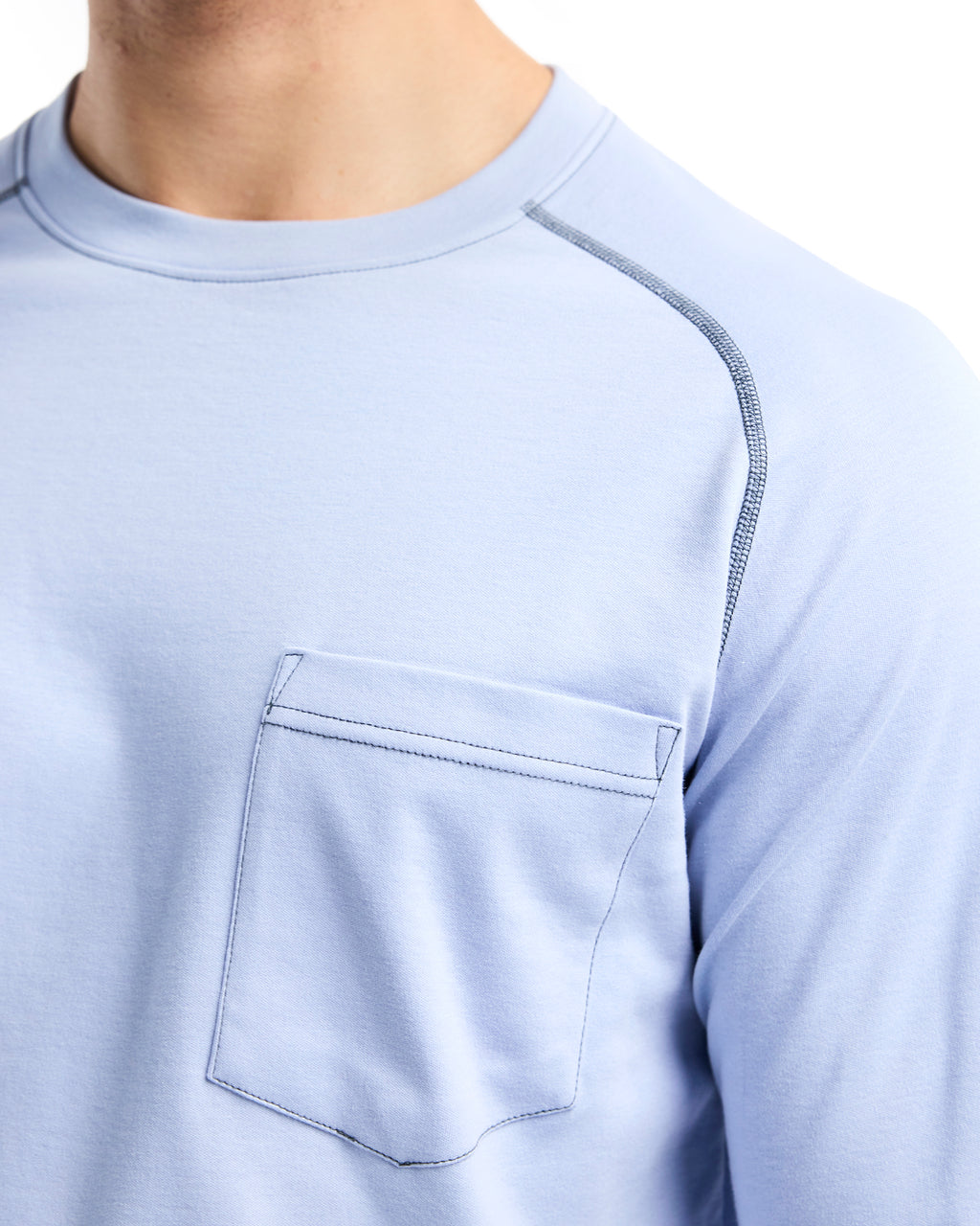 FR Light Long Sleeve T-shirt (9.1cal) - Light blue